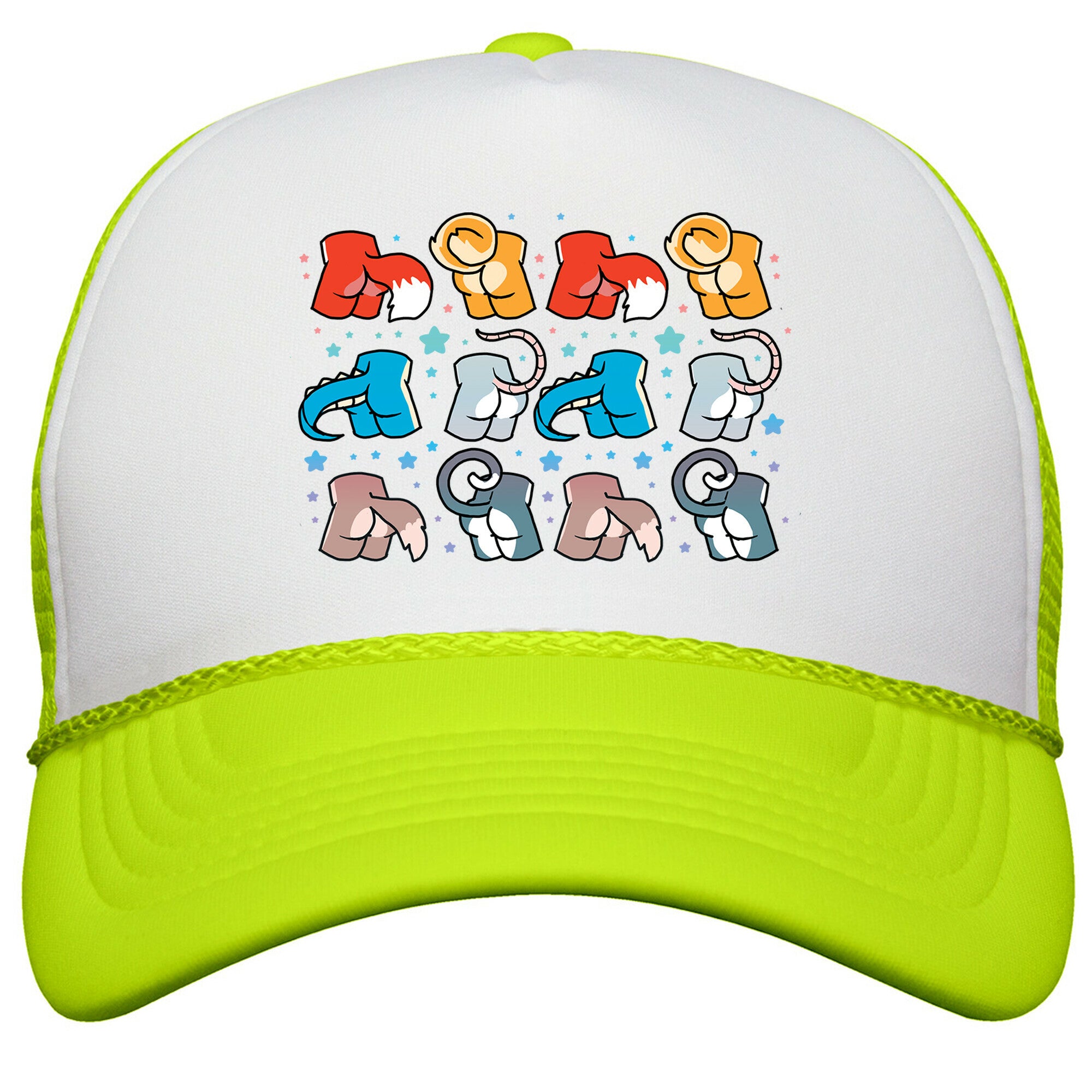 Assorted Furry Butts Snapback Trucker Hat