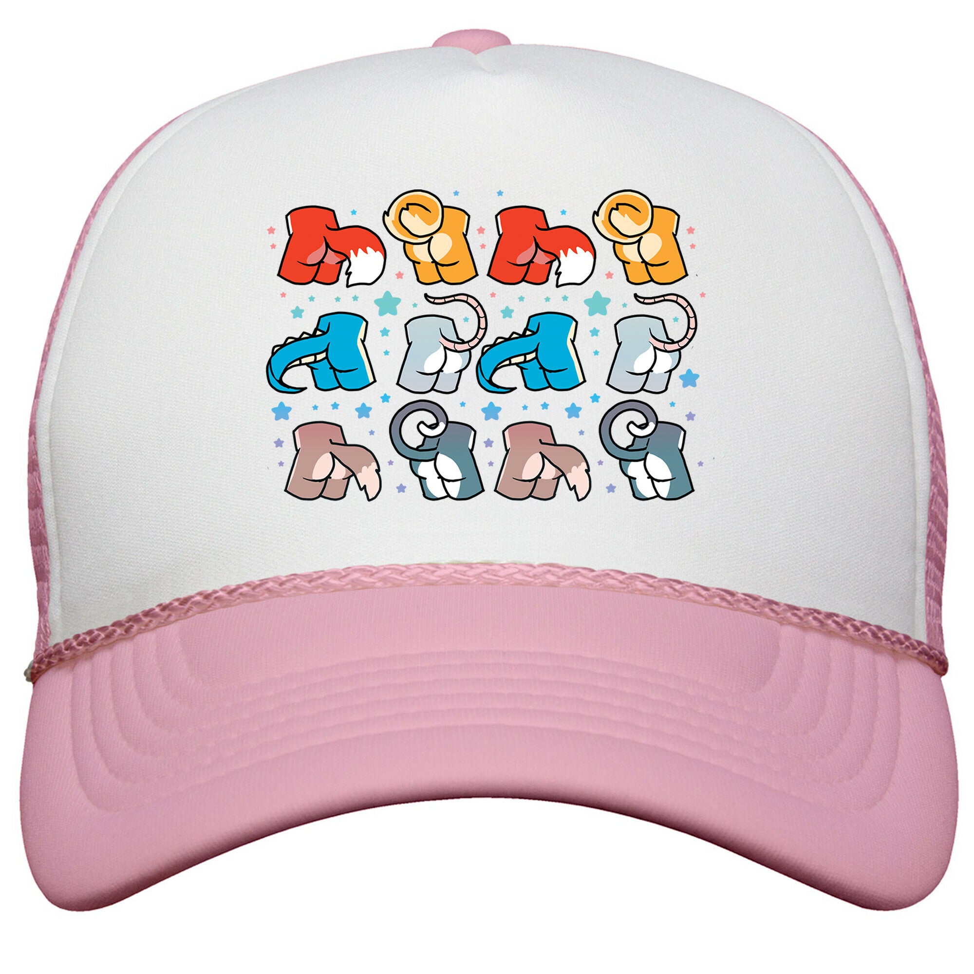 Assorted Furry Butts Snapback Trucker Hat