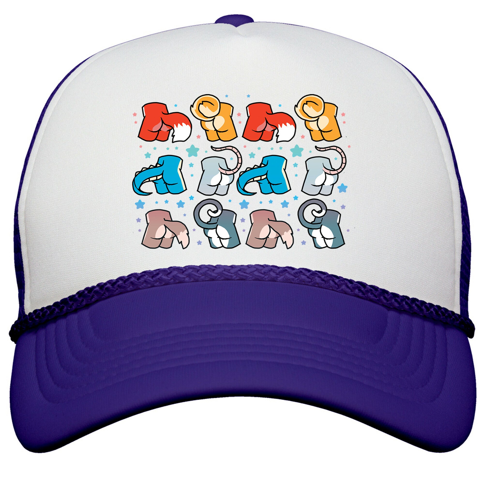 Assorted Furry Butts Snapback Trucker Hat