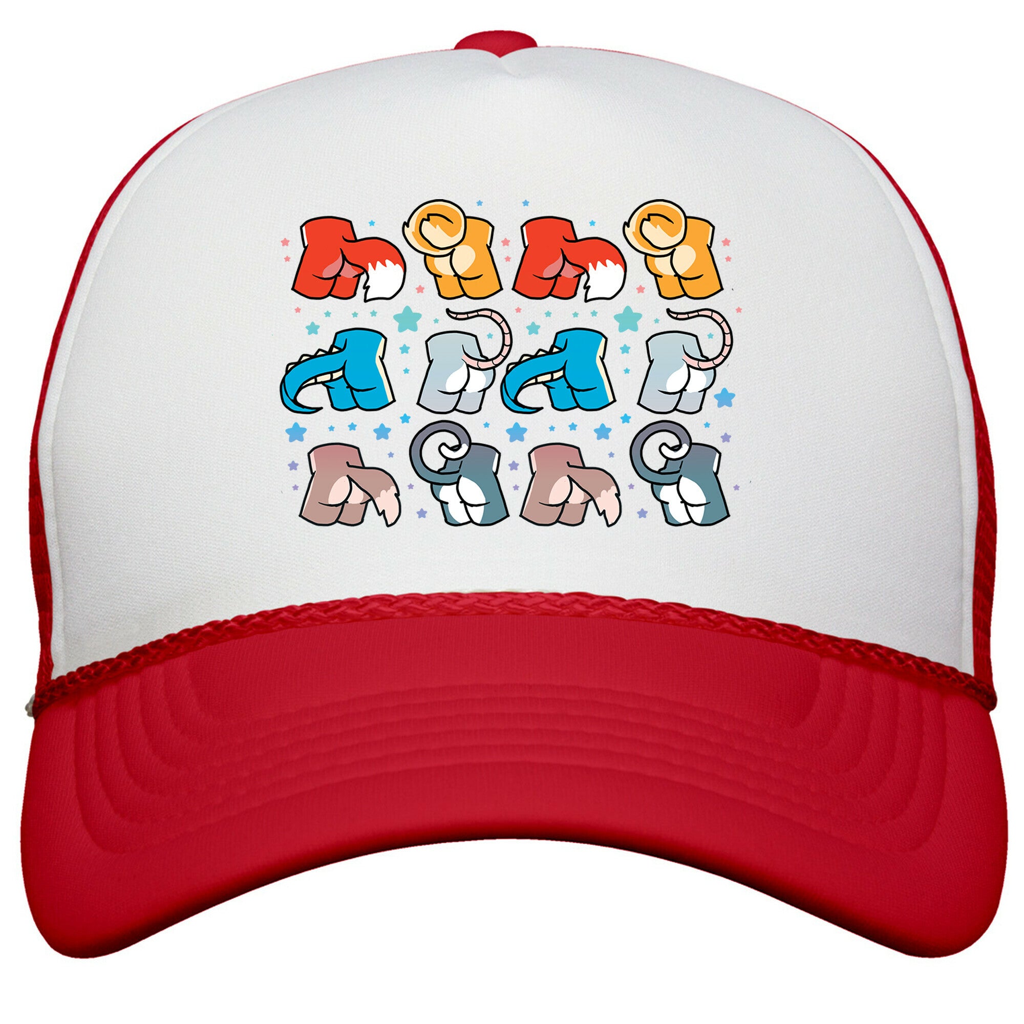 Assorted Furry Butts Snapback Trucker Hat