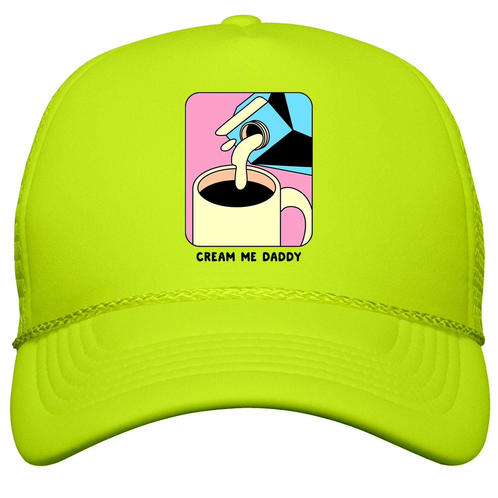 Cream Me Daddy \(Coffee\) Snapback Trucker Hat