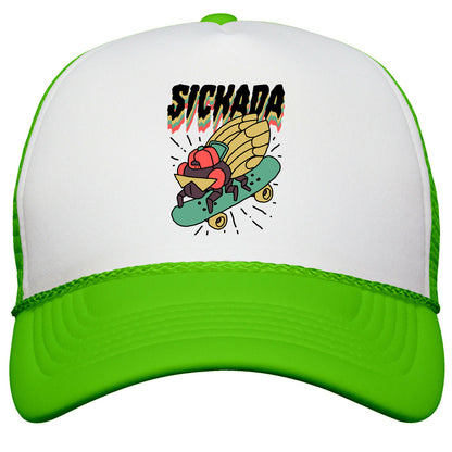 SICKada Cicada Snapback Trucker Hat