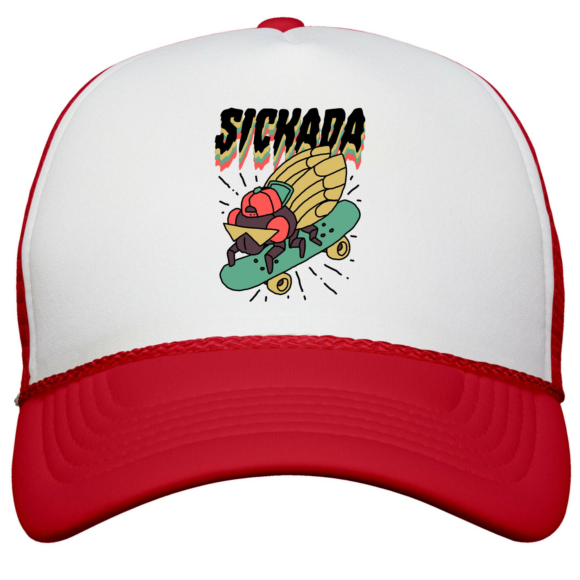 SICKada Cicada Snapback Trucker Hat
