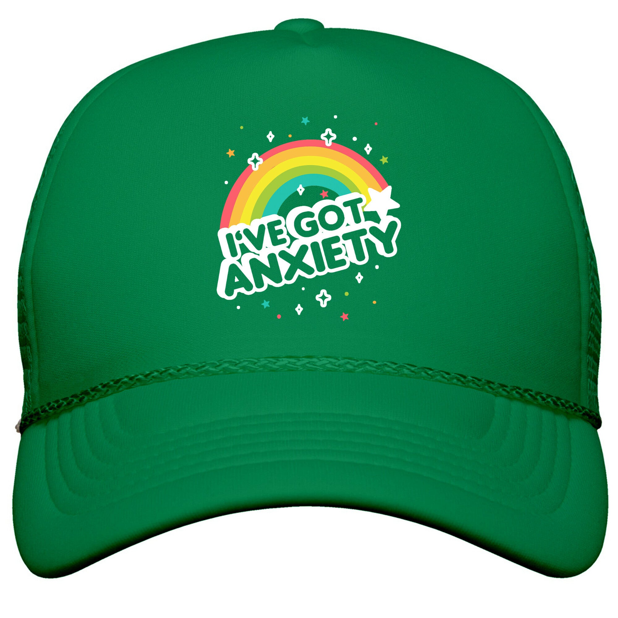 Ive Got Anxiety Rainbow Snapback Trucker Hat