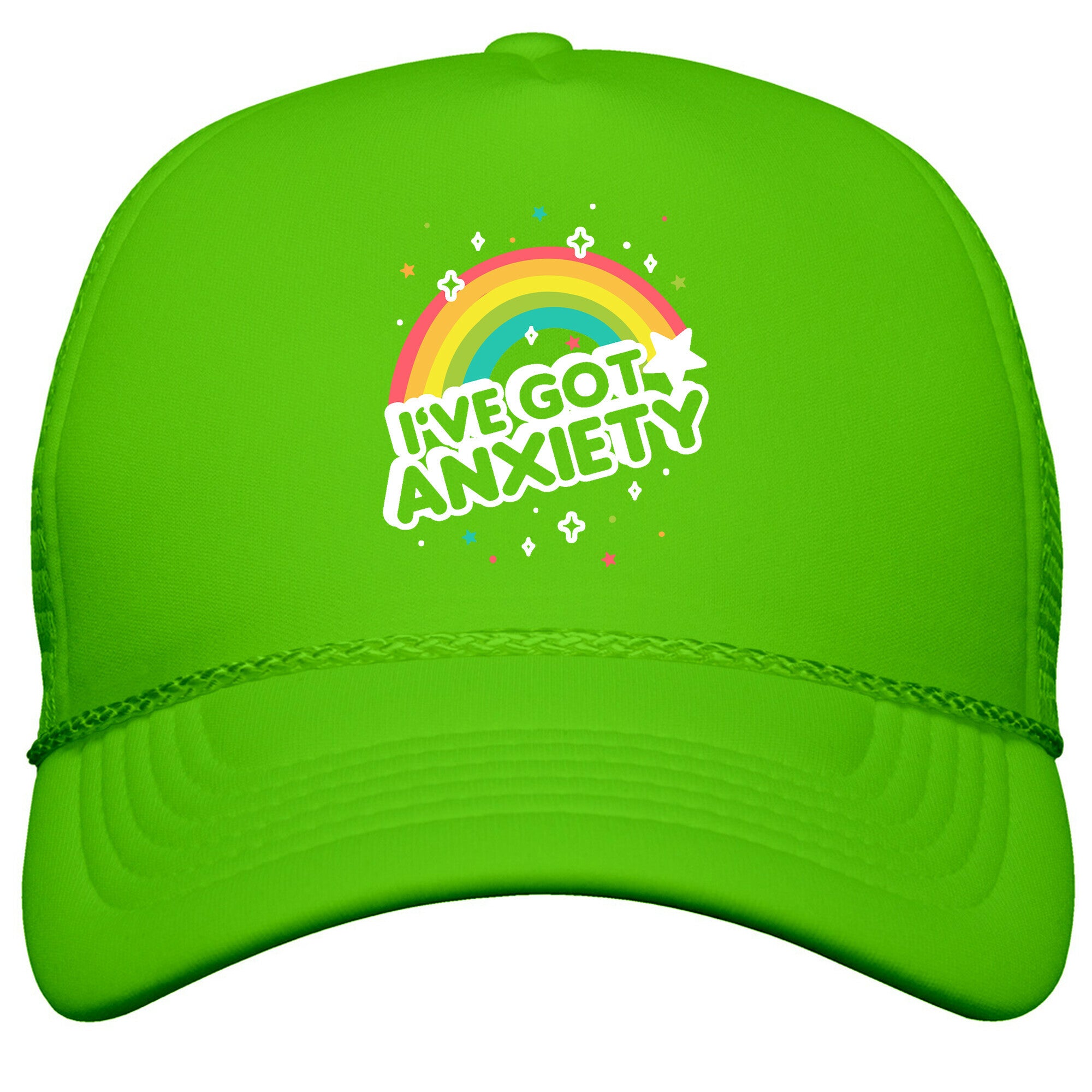 Ive Got Anxiety Rainbow Snapback Trucker Hat