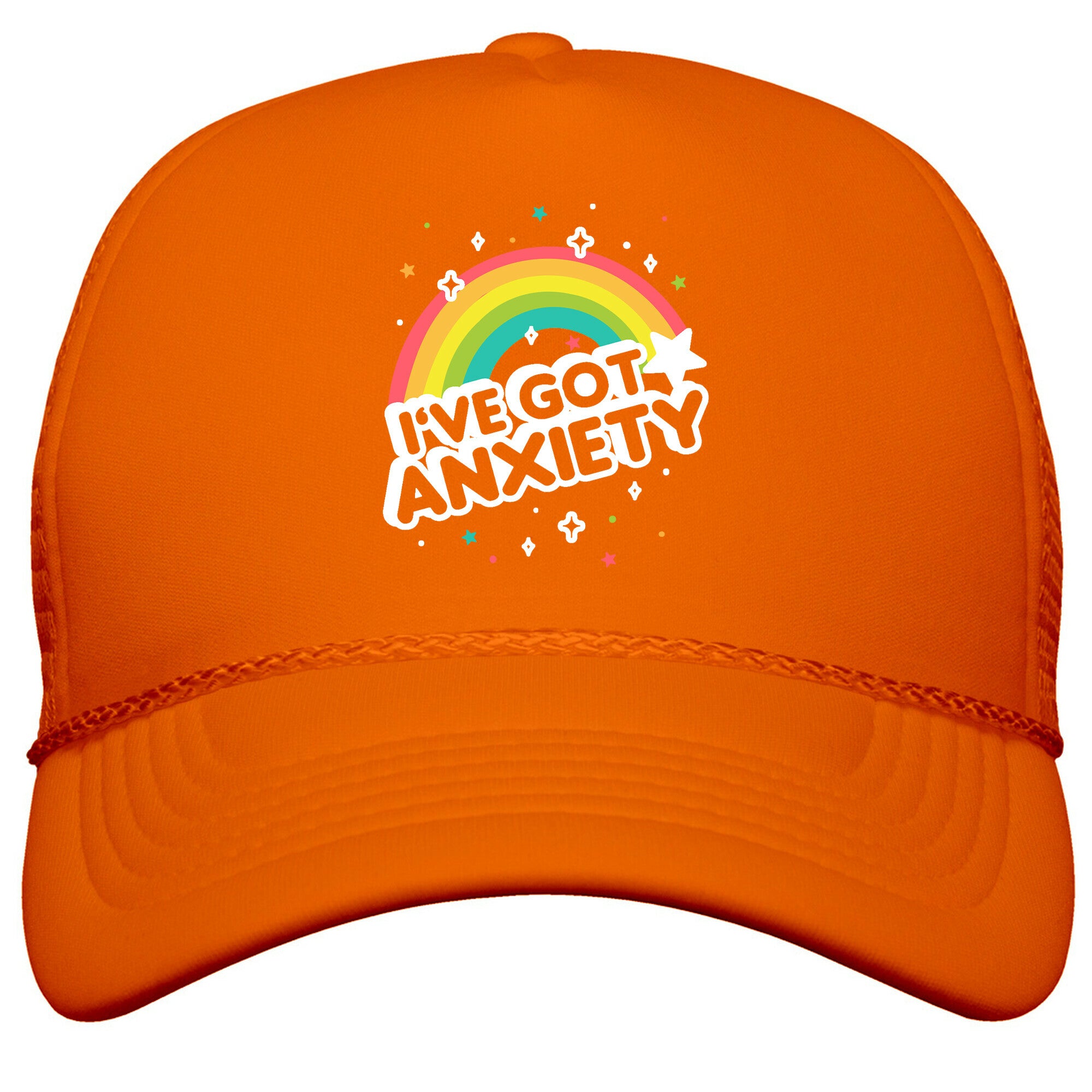Ive Got Anxiety Rainbow Snapback Trucker Hat