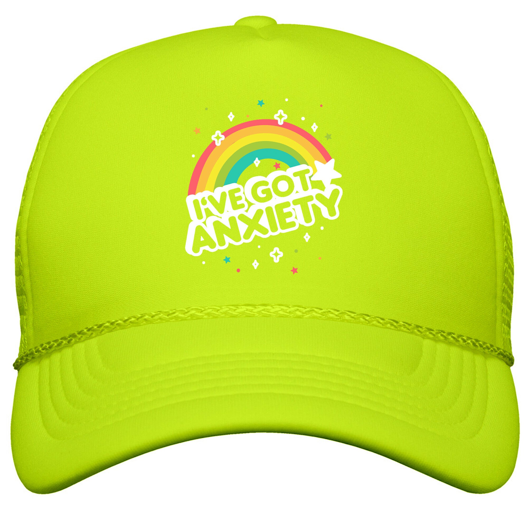 Ive Got Anxiety Rainbow Snapback Trucker Hat