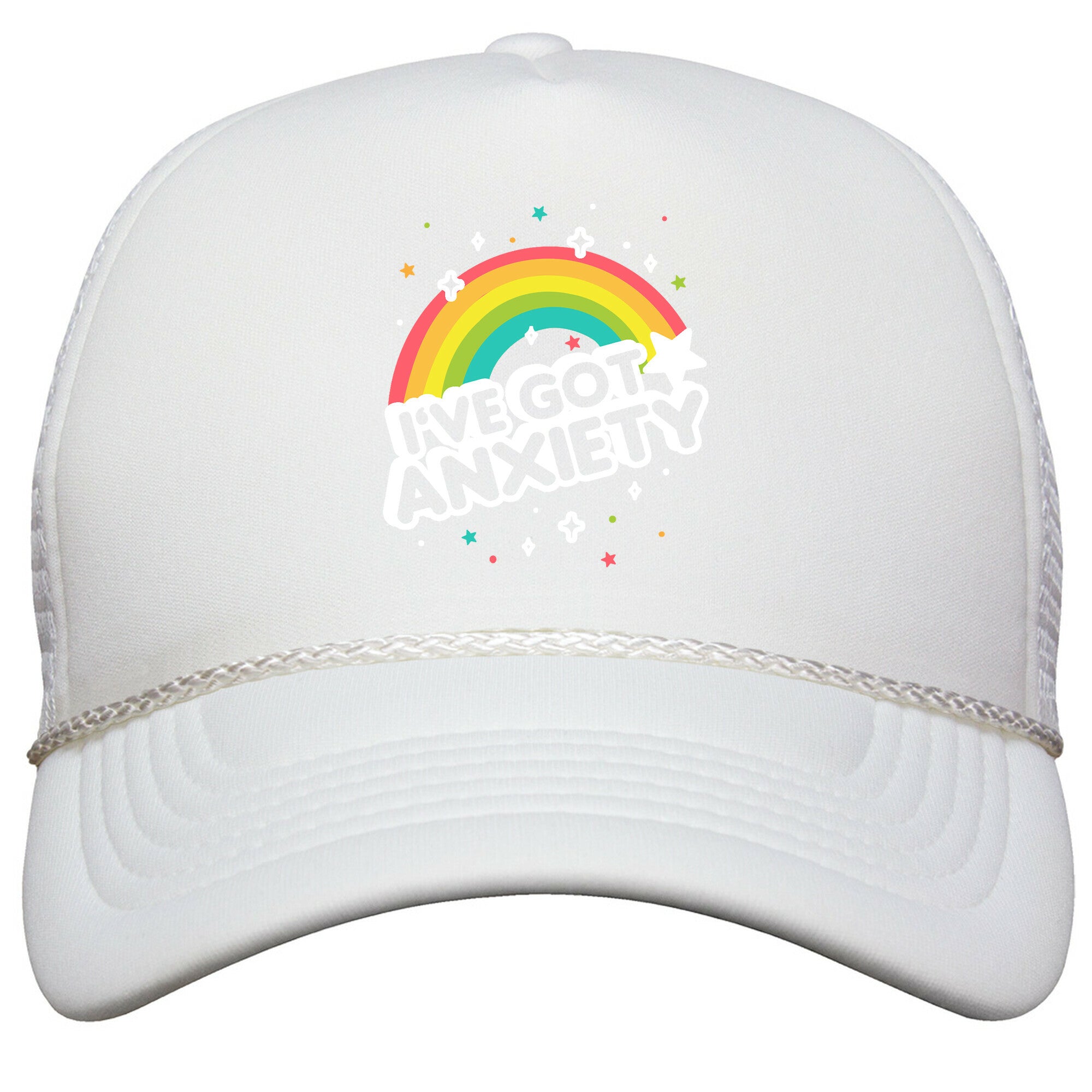Ive Got Anxiety Rainbow Snapback Trucker Hat