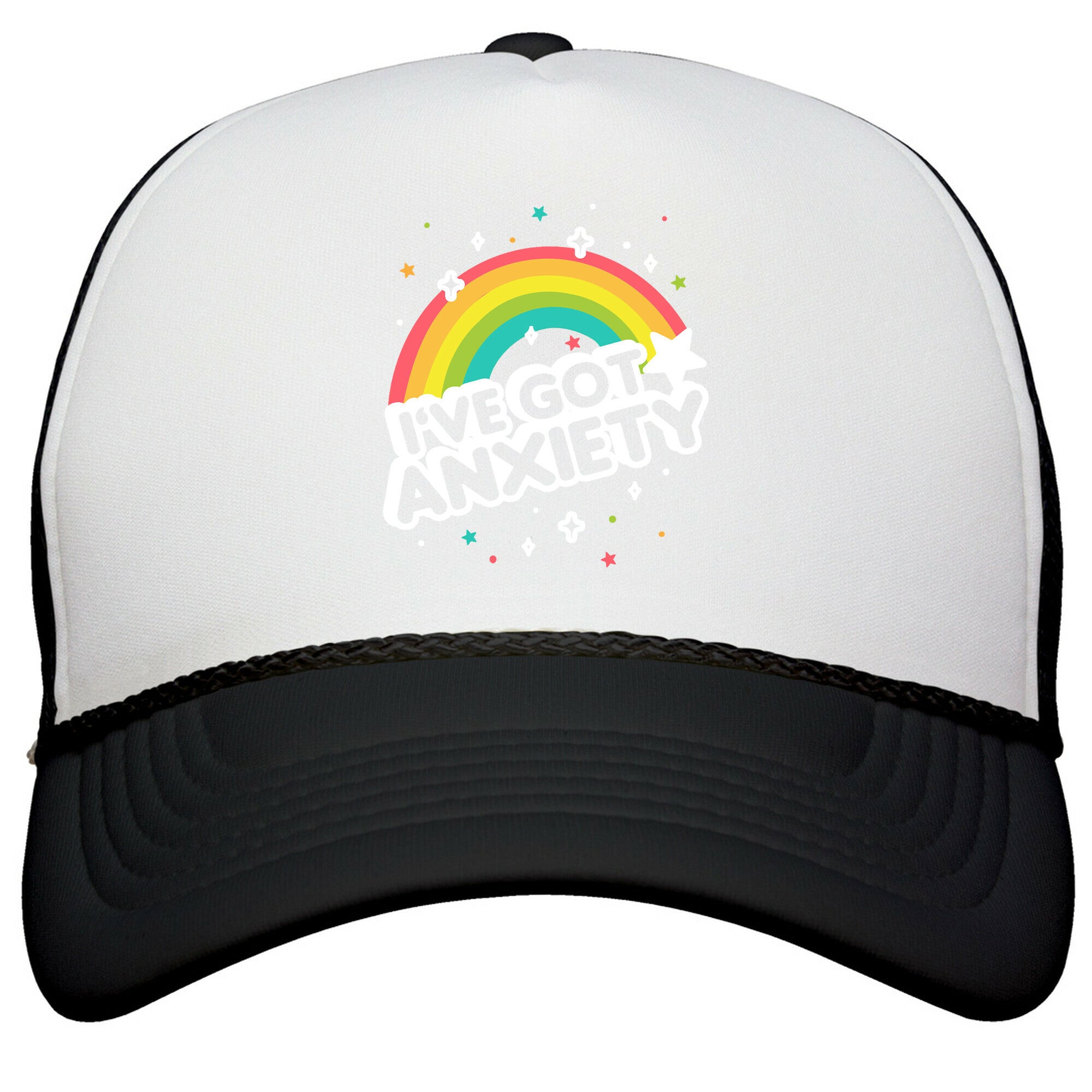 Ive Got Anxiety Rainbow Snapback Trucker Hat