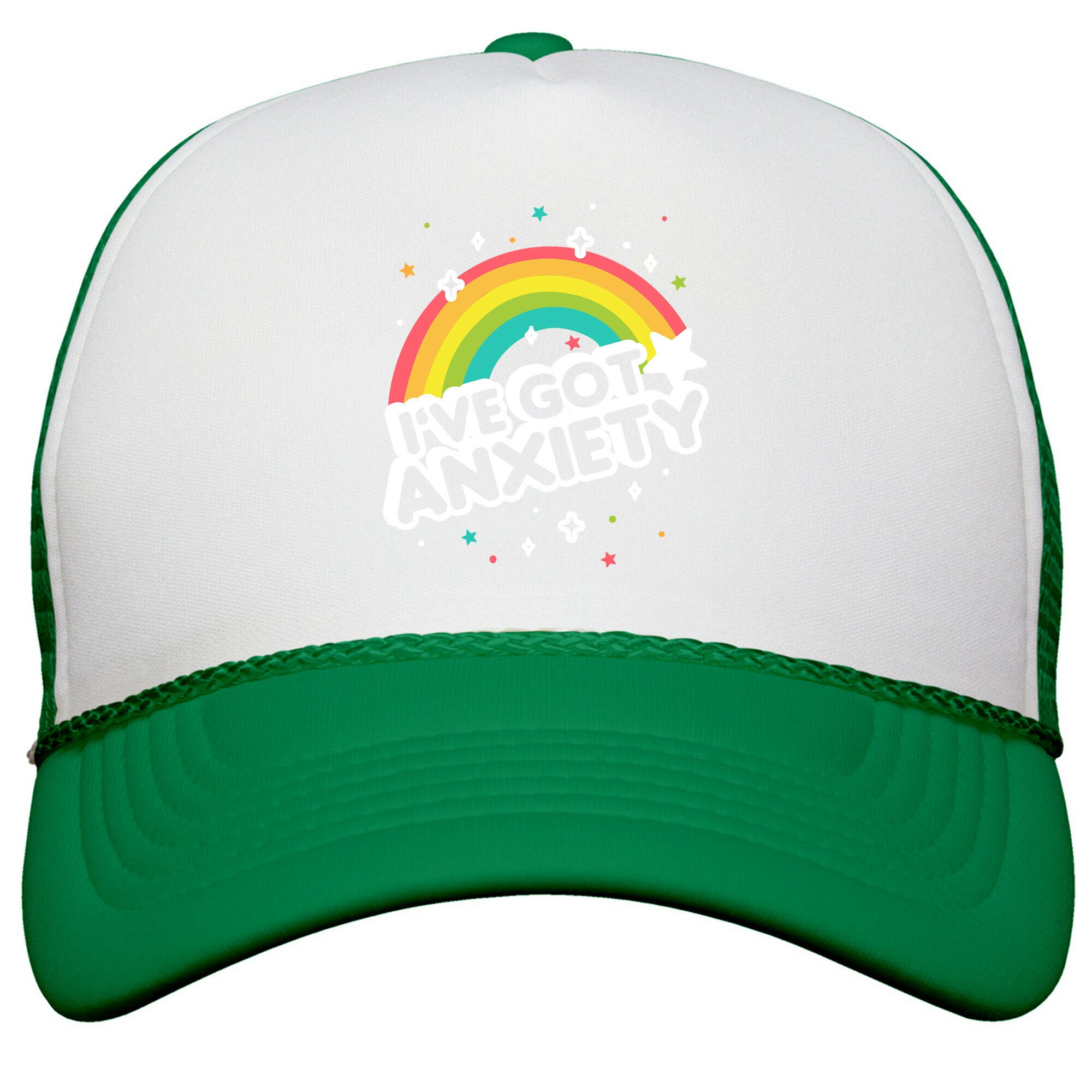Ive Got Anxiety Rainbow Snapback Trucker Hat
