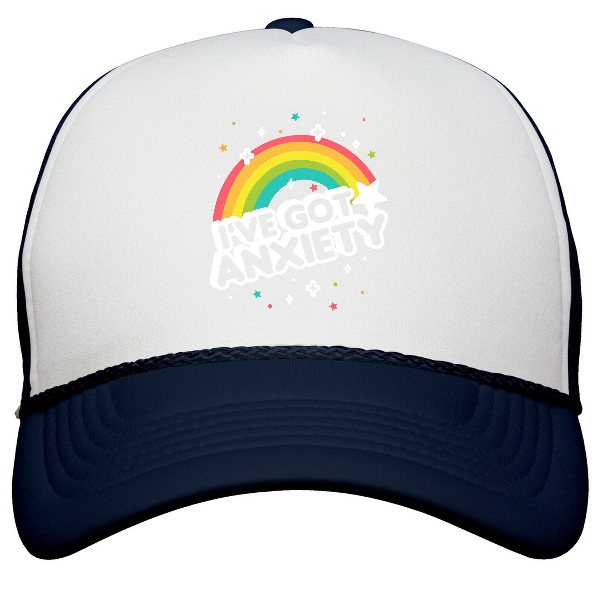 Ive Got Anxiety Rainbow Snapback Trucker Hat