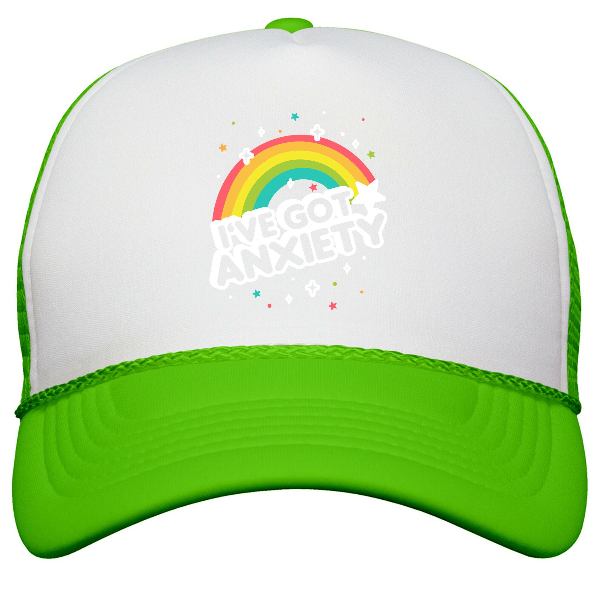 Ive Got Anxiety Rainbow Snapback Trucker Hat