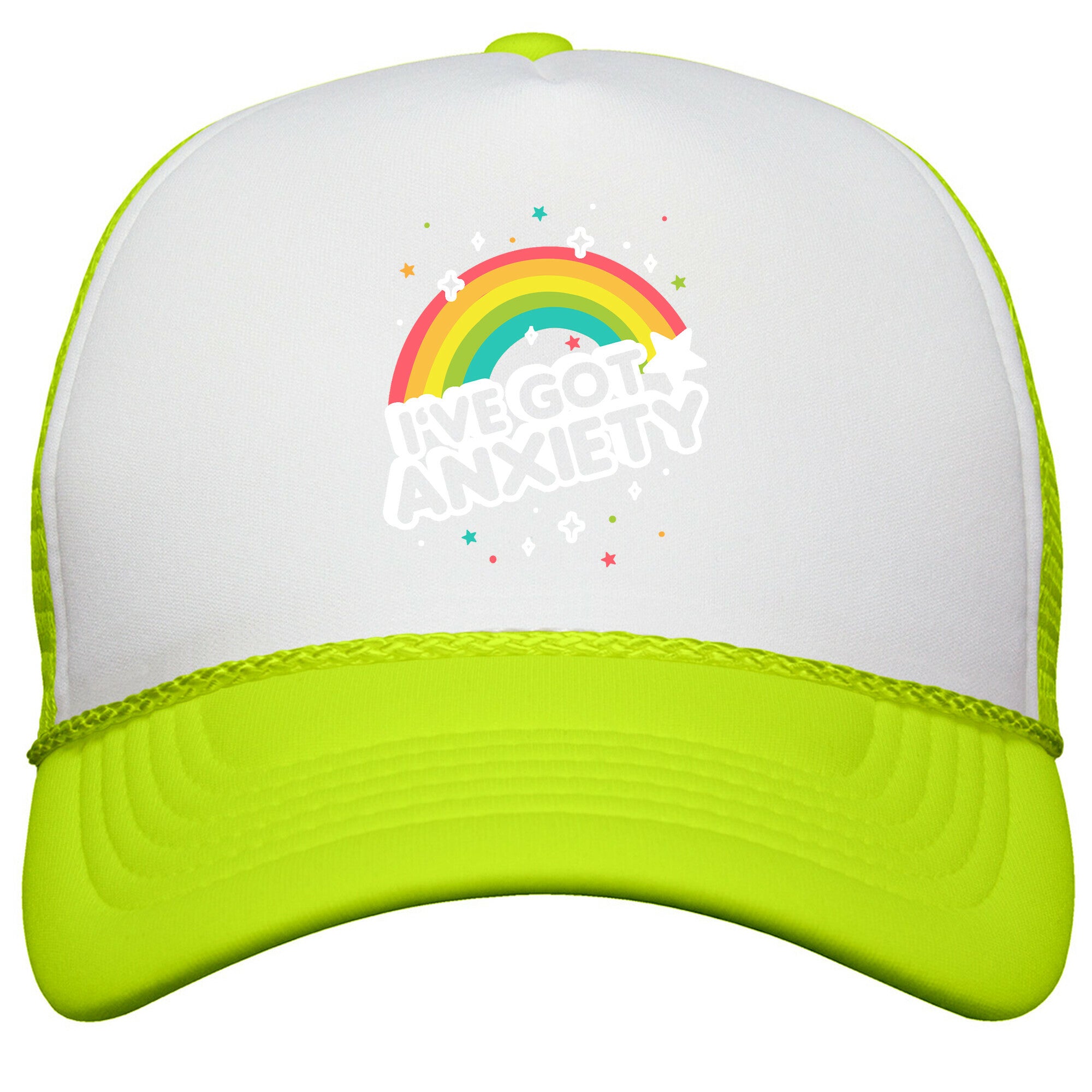 Ive Got Anxiety Rainbow Snapback Trucker Hat
