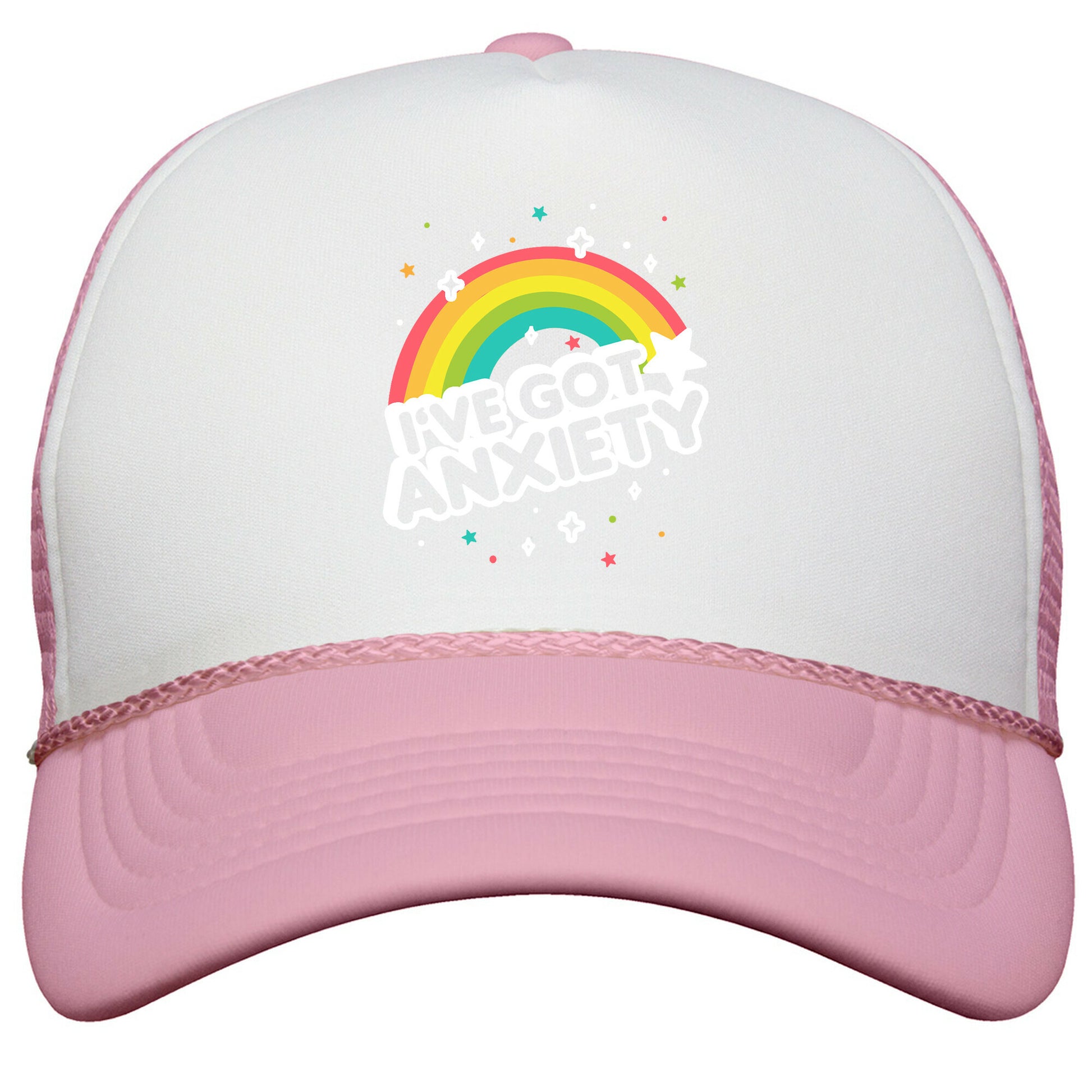 Ive Got Anxiety Rainbow Snapback Trucker Hat