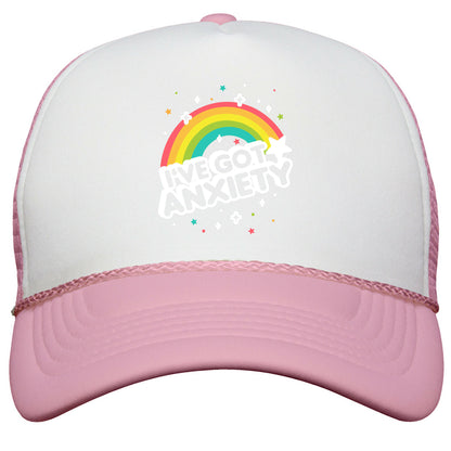 Ive Got Anxiety Rainbow Snapback Trucker Hat