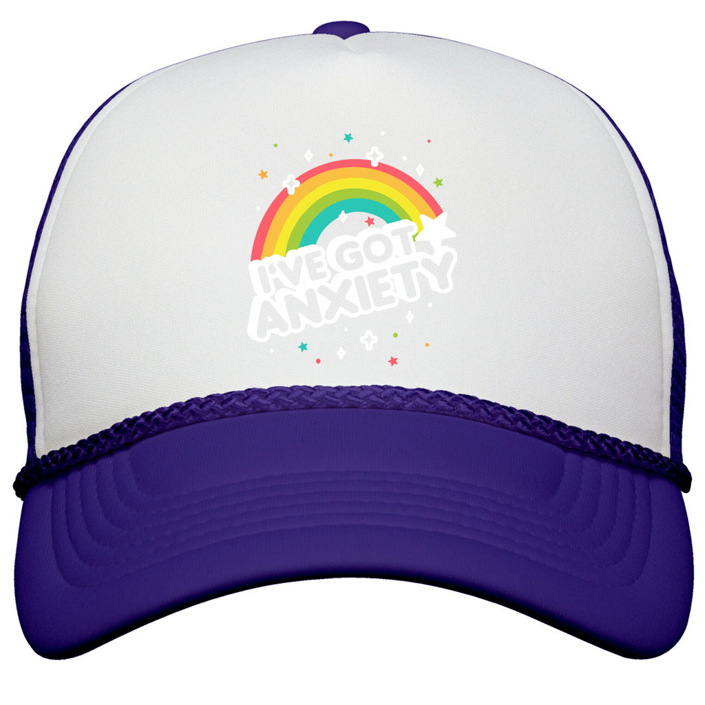 Ive Got Anxiety Rainbow Snapback Trucker Hat