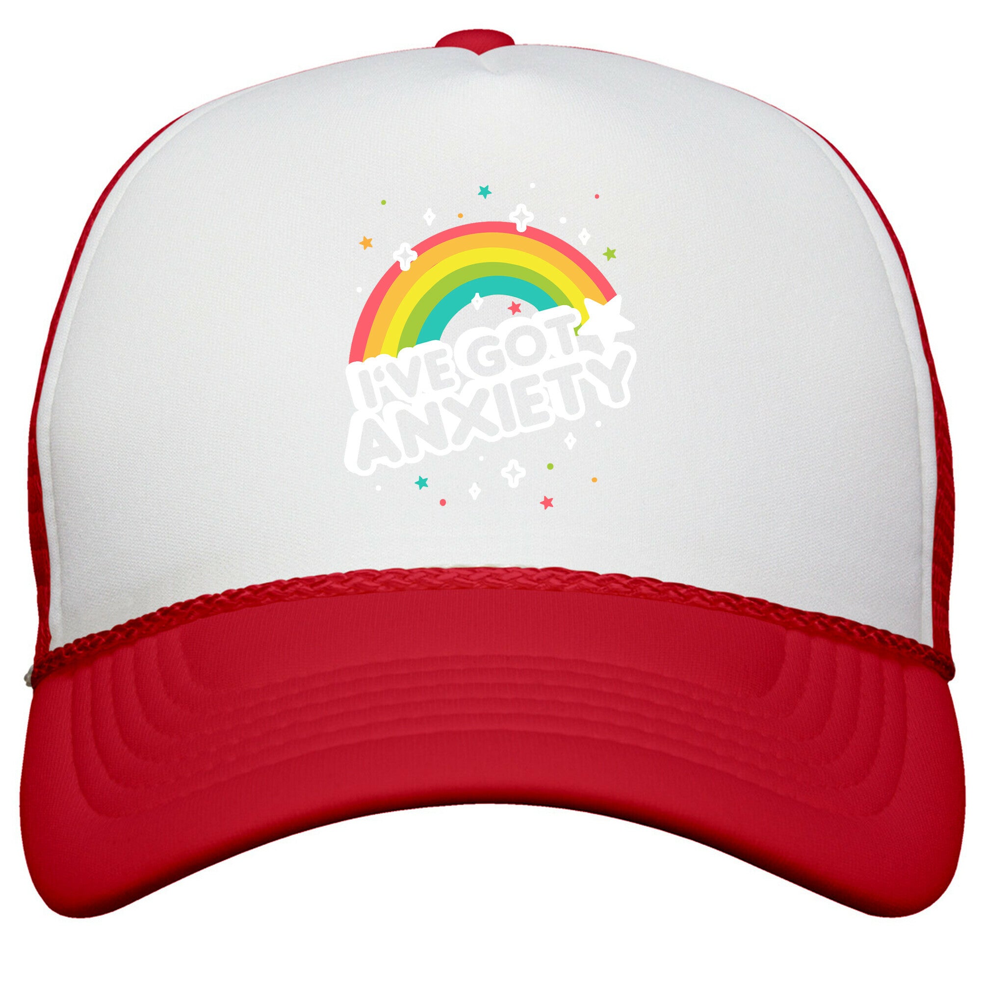 Ive Got Anxiety Rainbow Snapback Trucker Hat