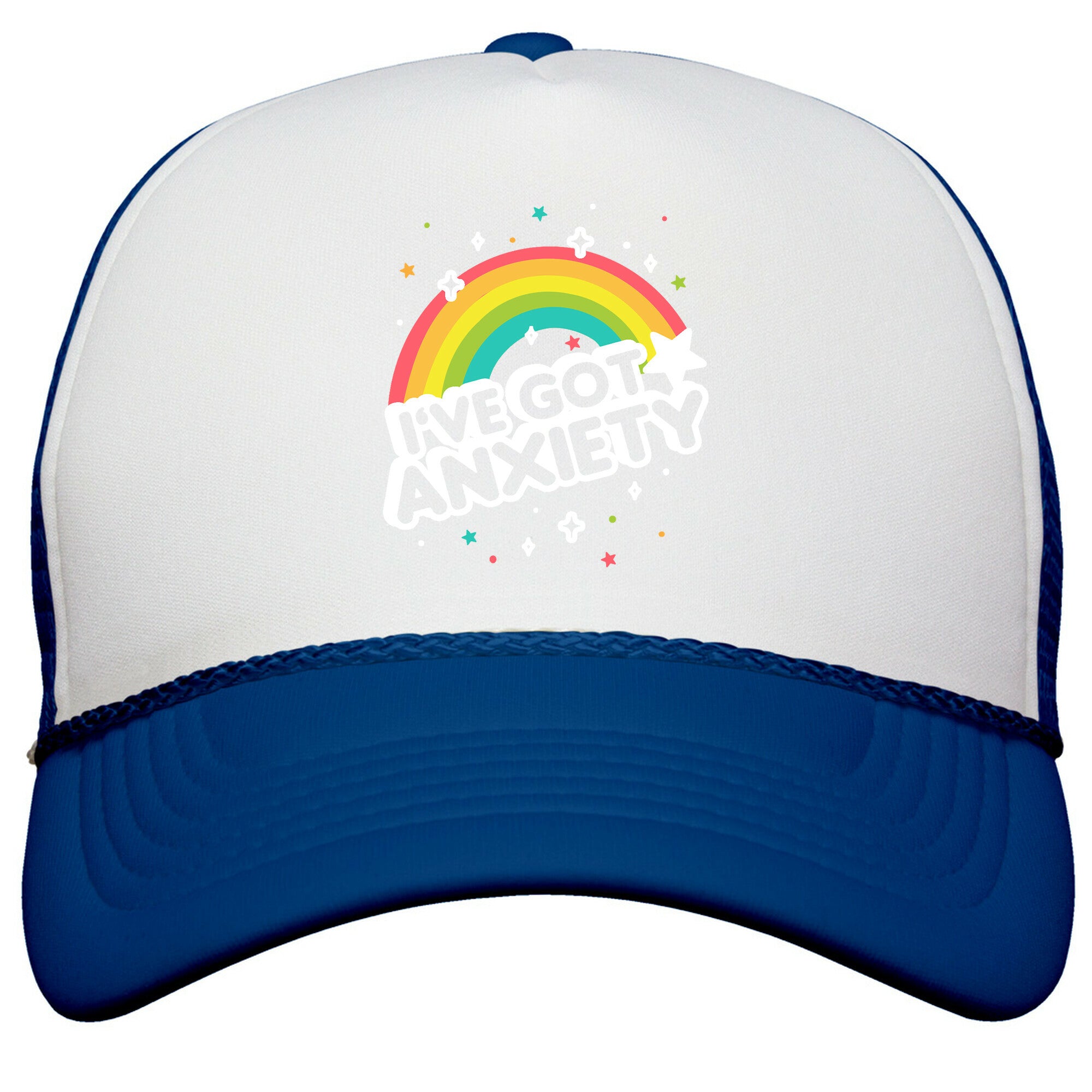Ive Got Anxiety Rainbow Snapback Trucker Hat