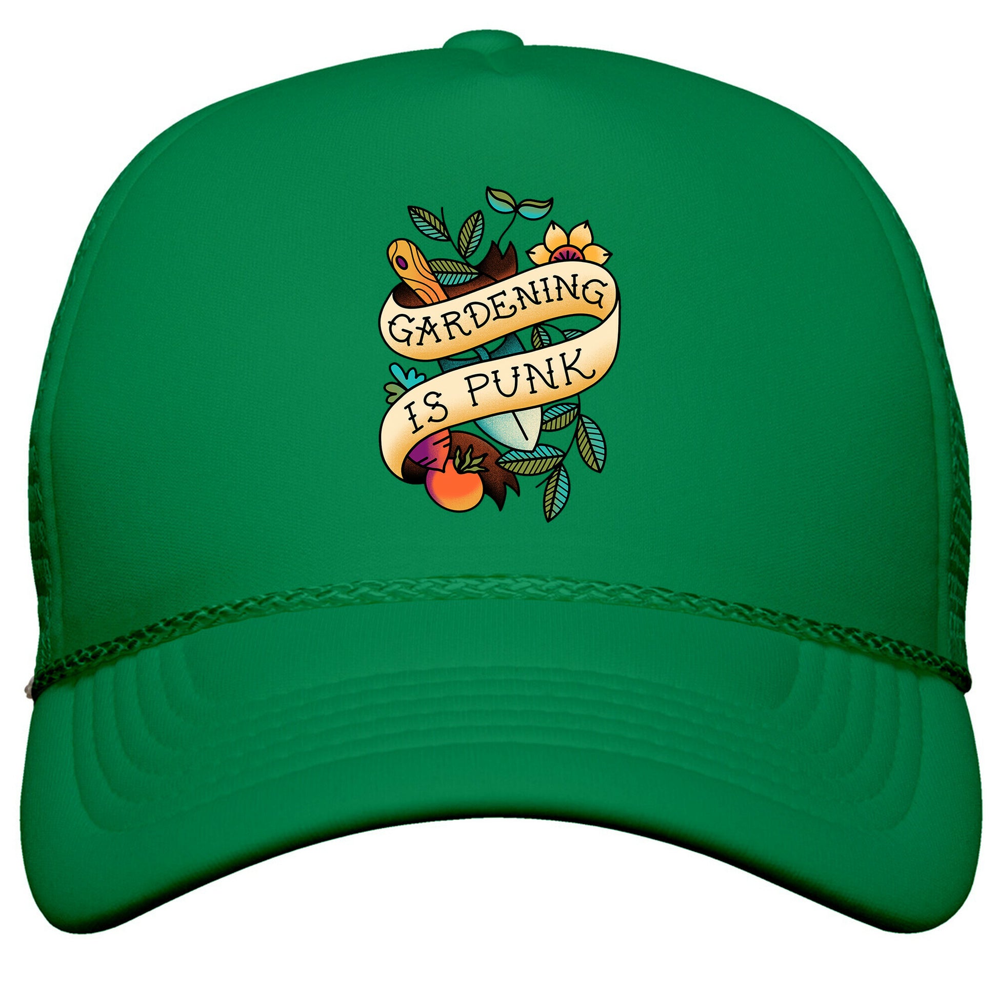 Gardening Is Punk Snapback Trucker Hat