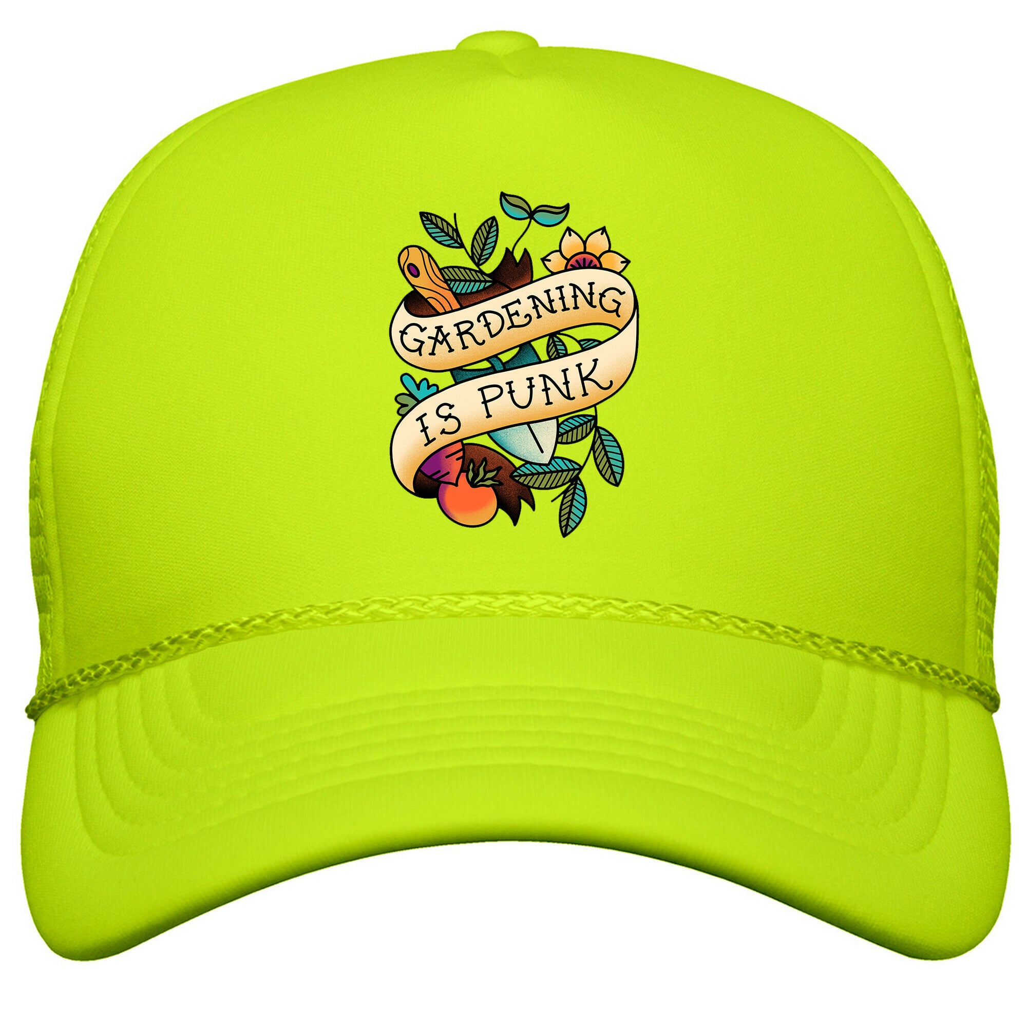 Gardening Is Punk Snapback Trucker Hat