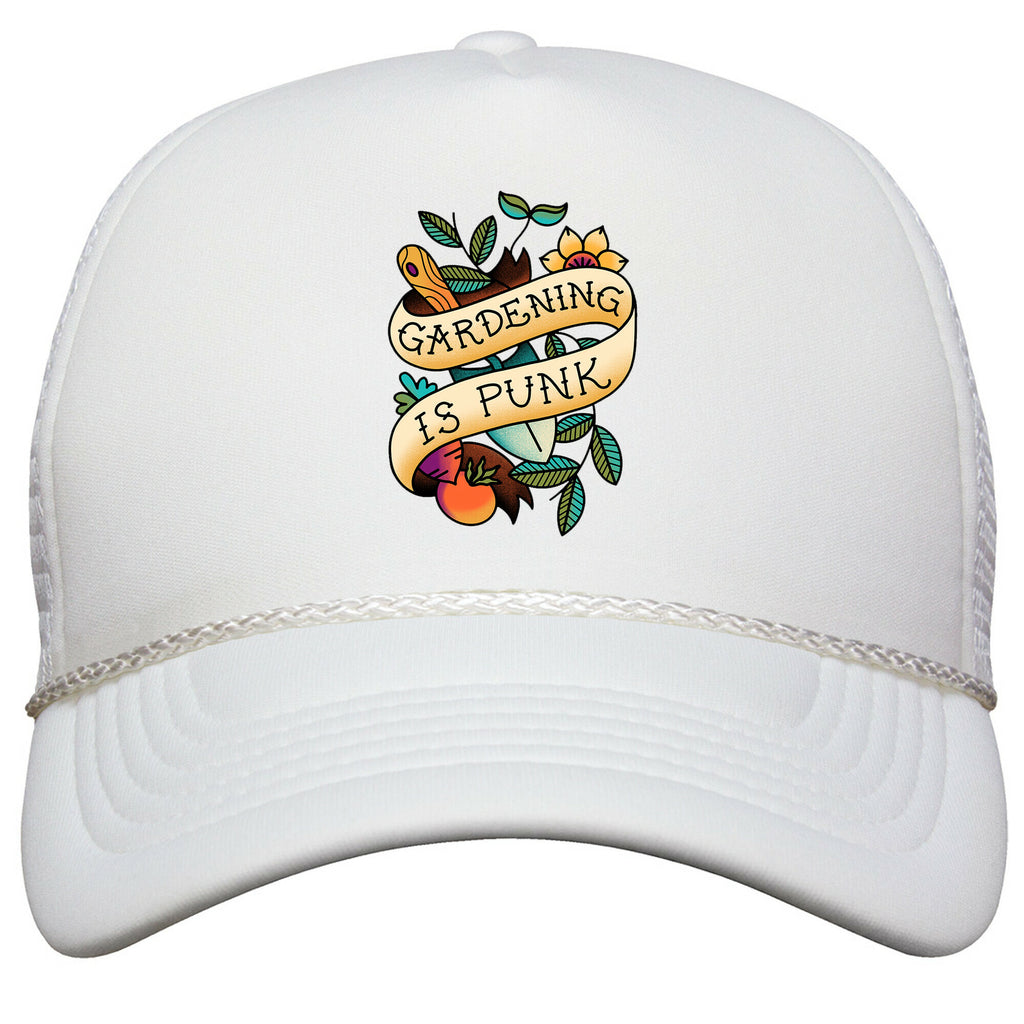 Gardening Is Punk Snapback Trucker Hat
