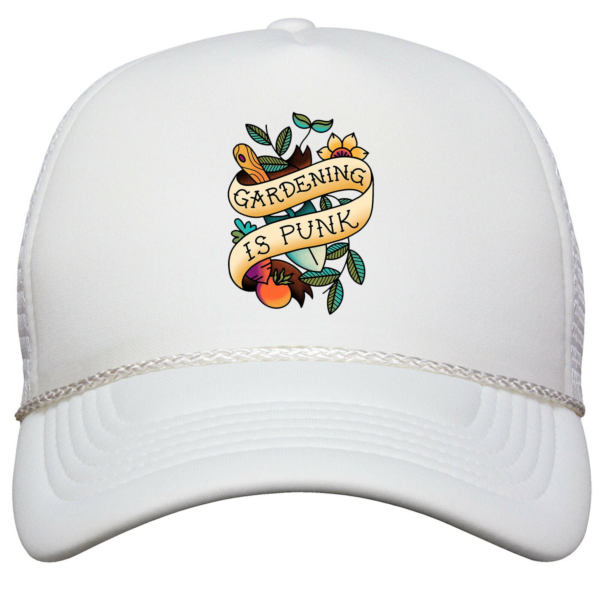 Gardening Is Punk Snapback Trucker Hat