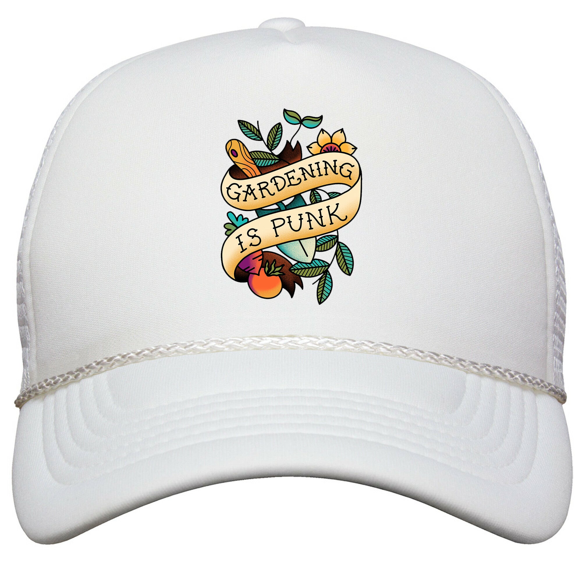 Gardening Is Punk Snapback Trucker Hat