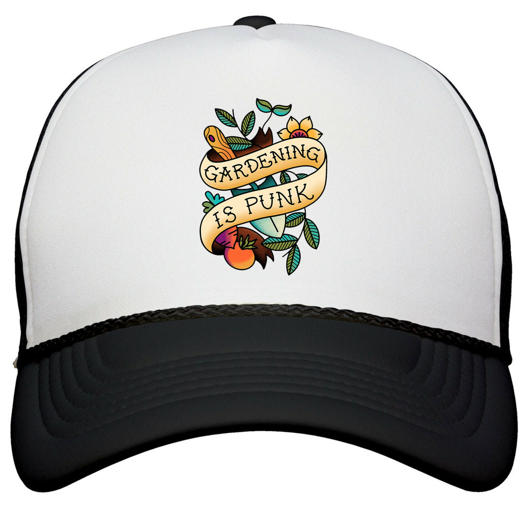 Gardening Is Punk Snapback Trucker Hat