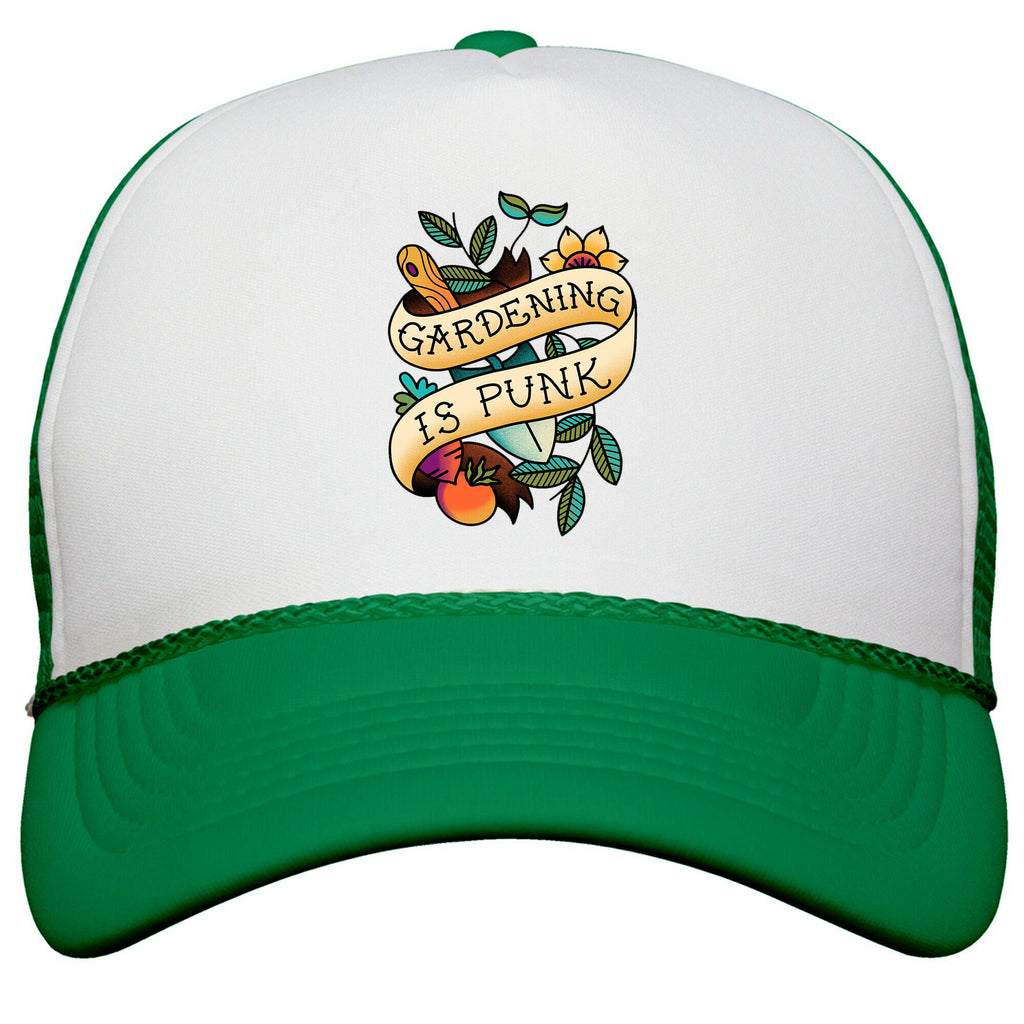 Gardening Is Punk Snapback Trucker Hat