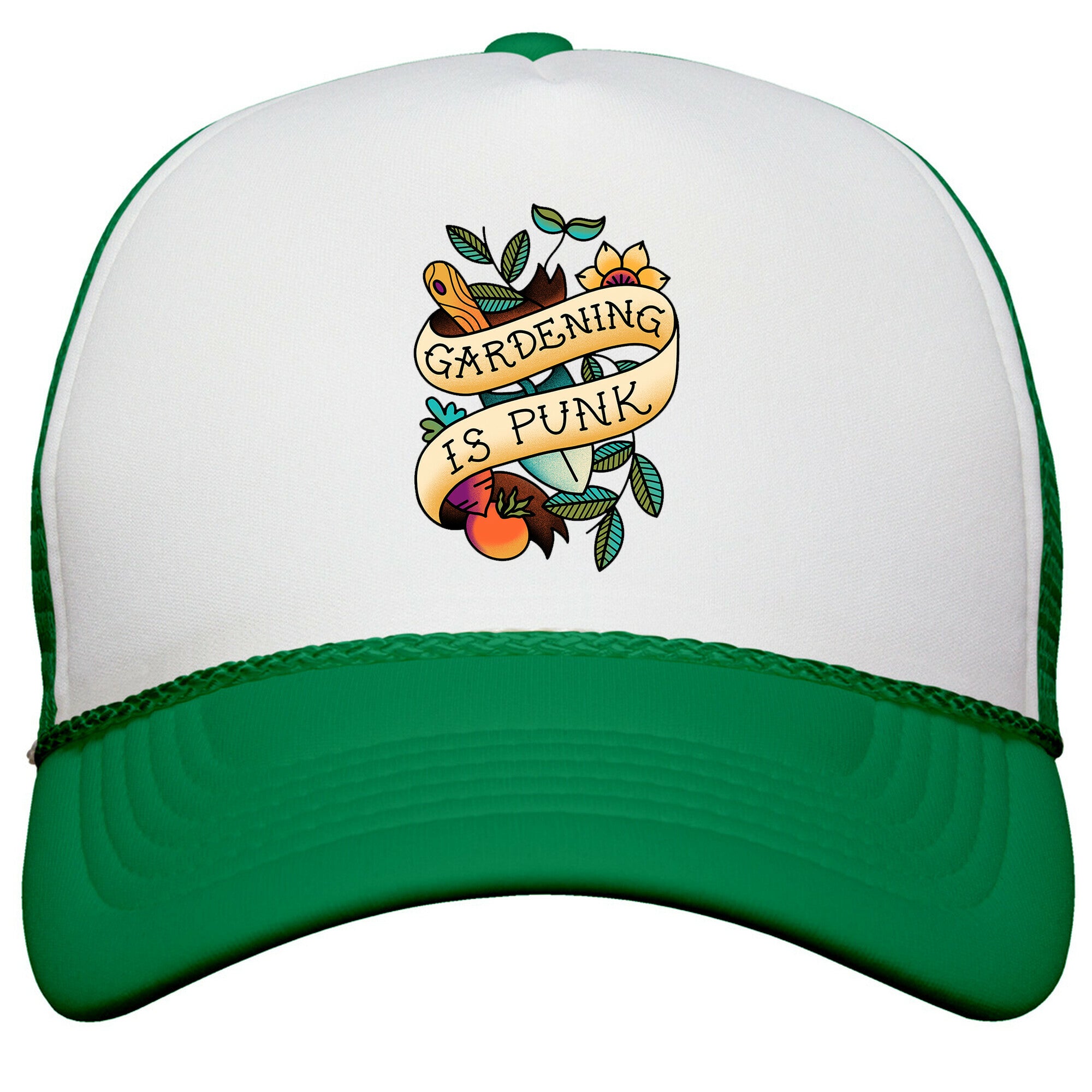Gardening Is Punk Snapback Trucker Hat