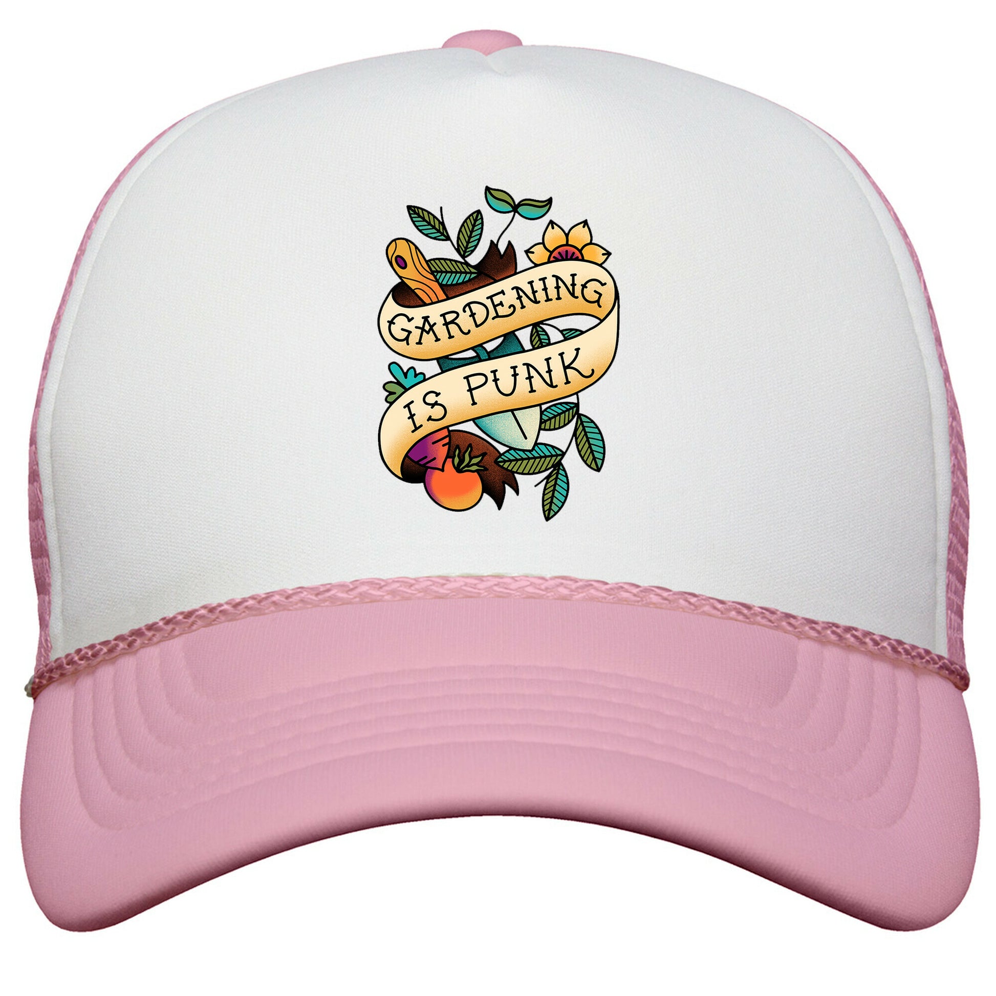 Gardening Is Punk Snapback Trucker Hat