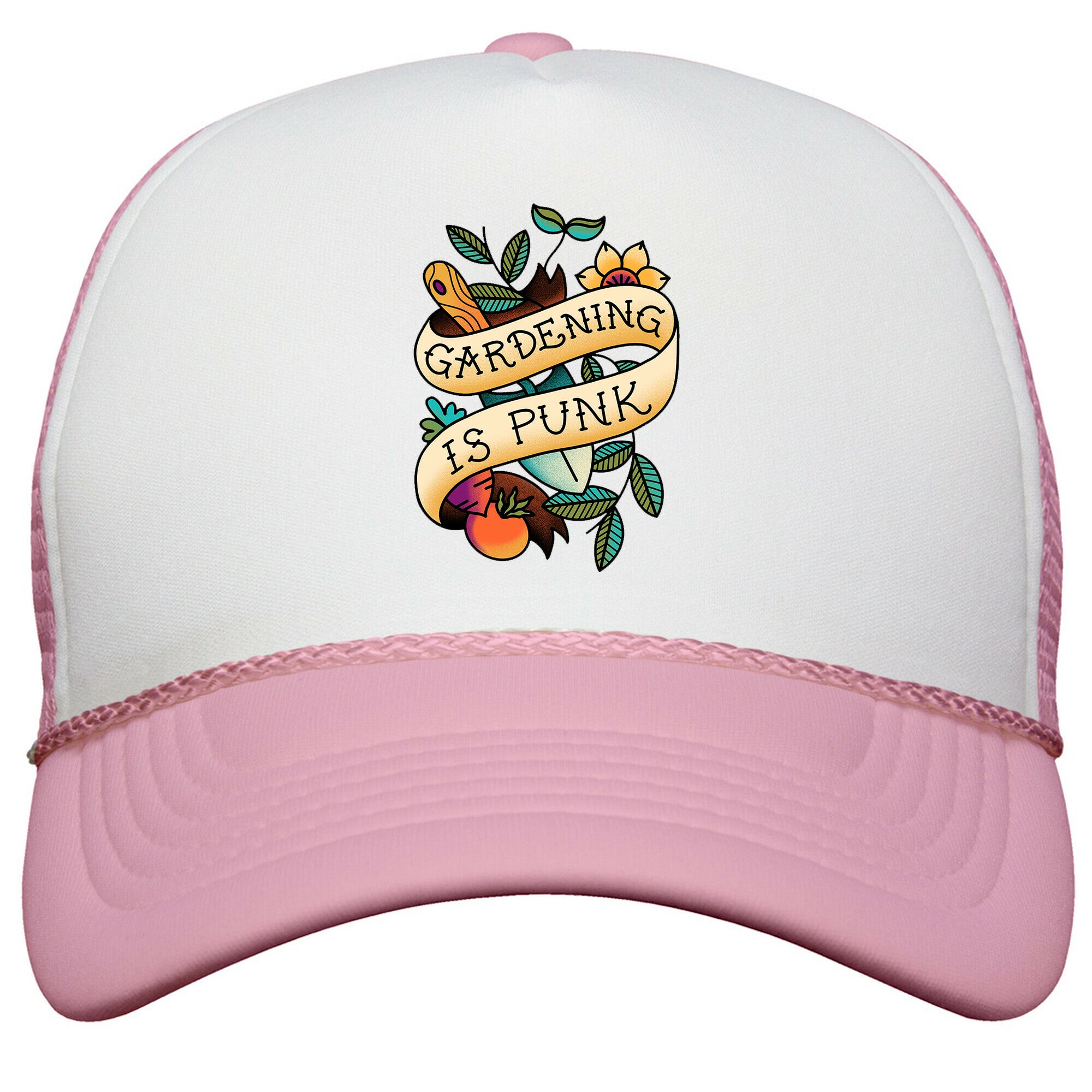 Gardening Is Punk Snapback Trucker Hat