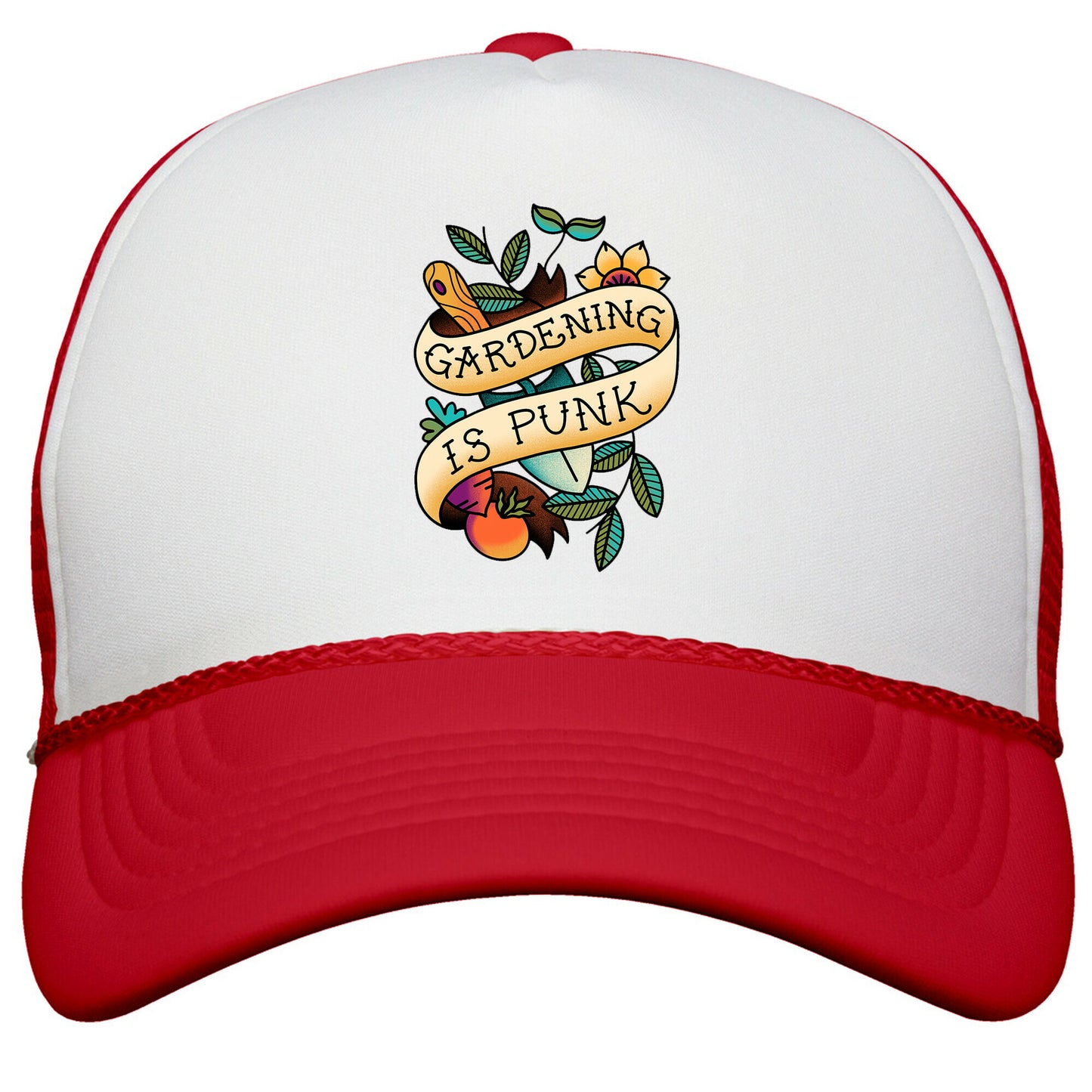 Gardening Is Punk Snapback Trucker Hat