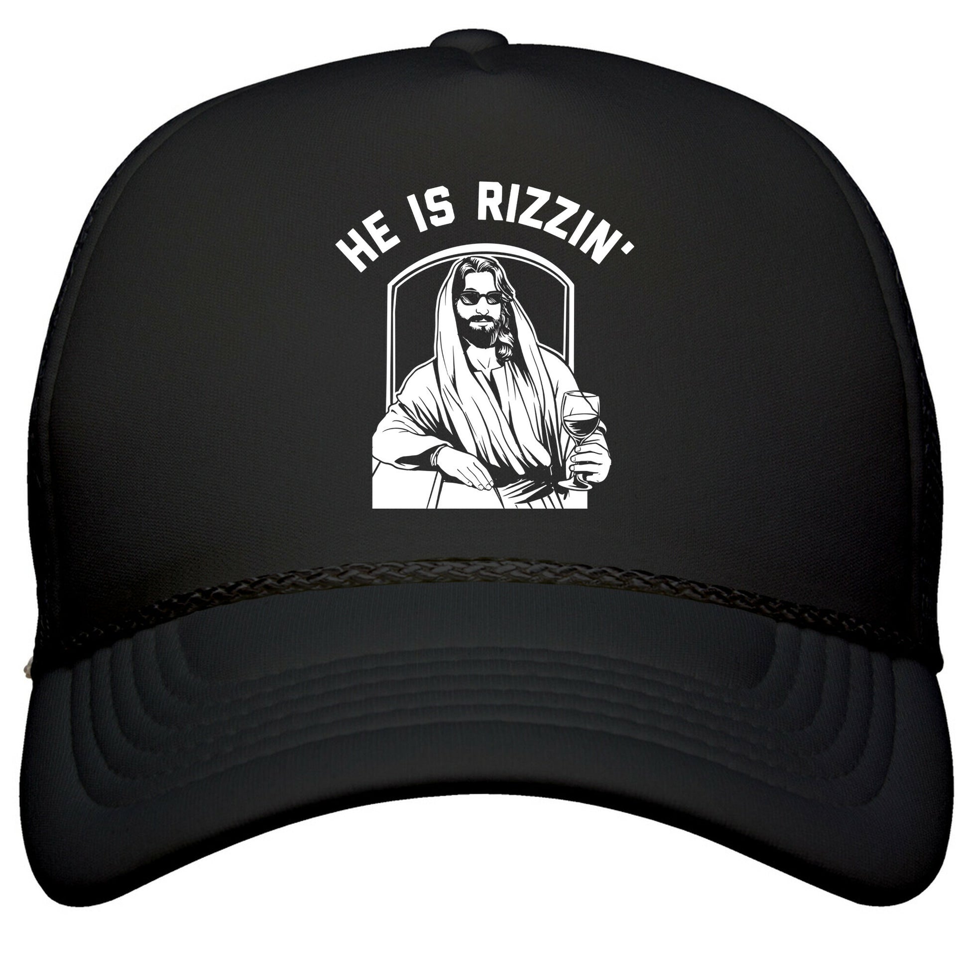He Is Rizzin  Snapback Trucker Hat