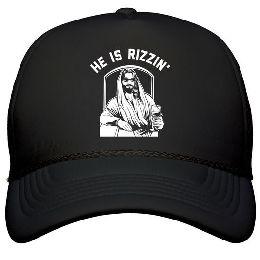 He Is Rizzin  Snapback Trucker Hat