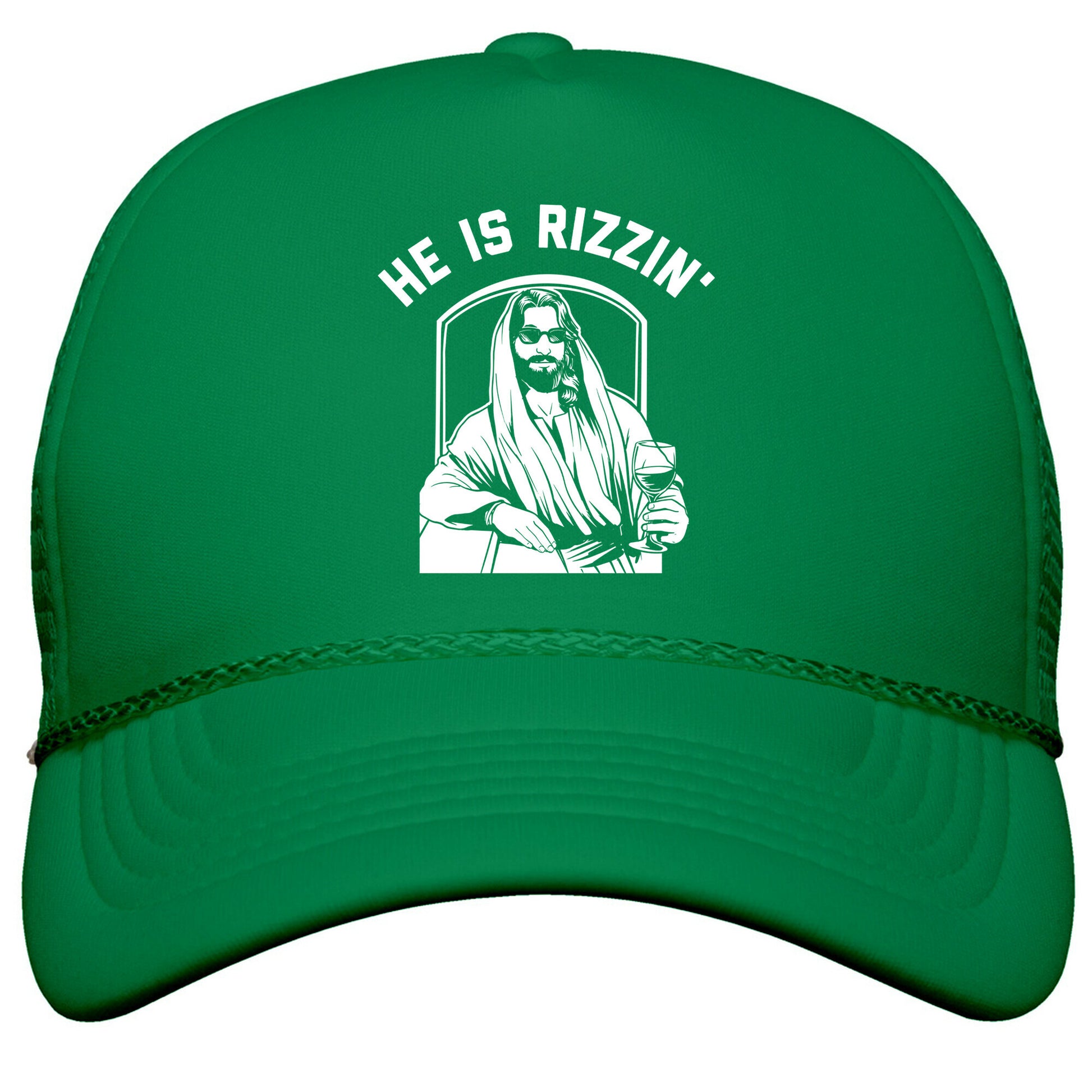 He Is Rizzin  Snapback Trucker Hat