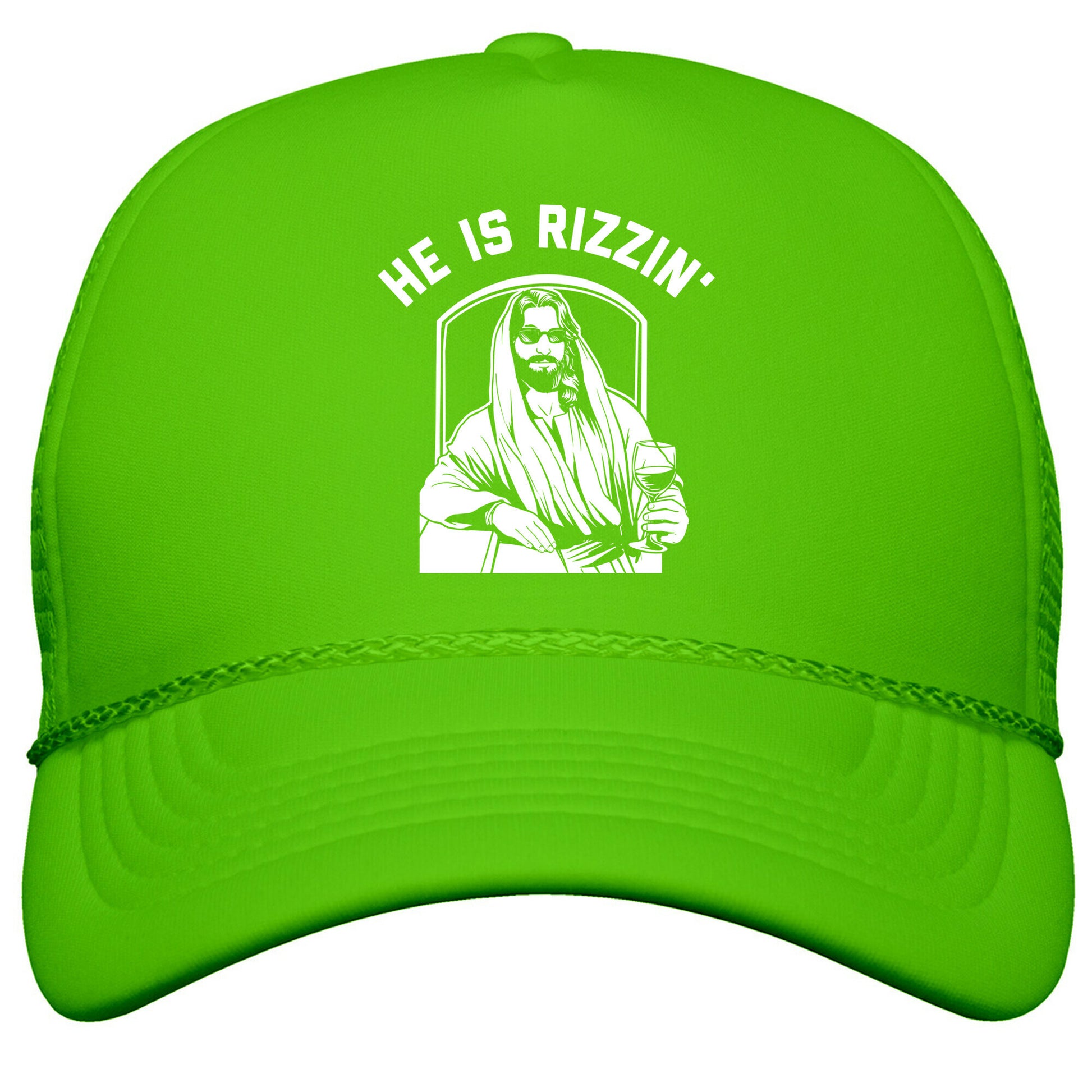 He Is Rizzin  Snapback Trucker Hat