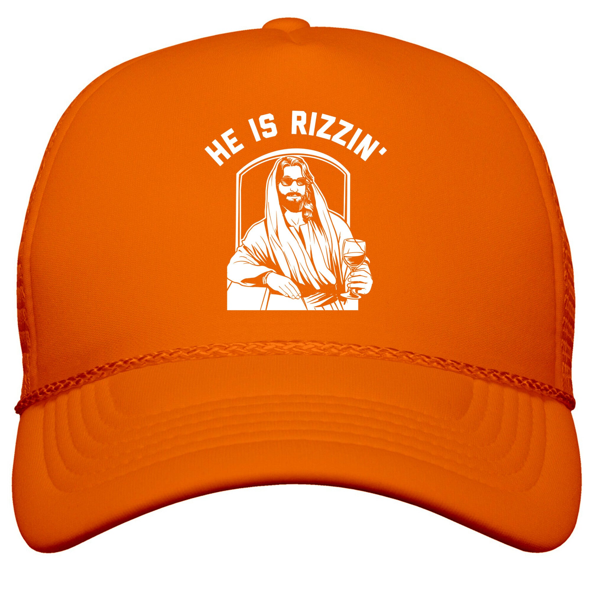 He Is Rizzin  Snapback Trucker Hat