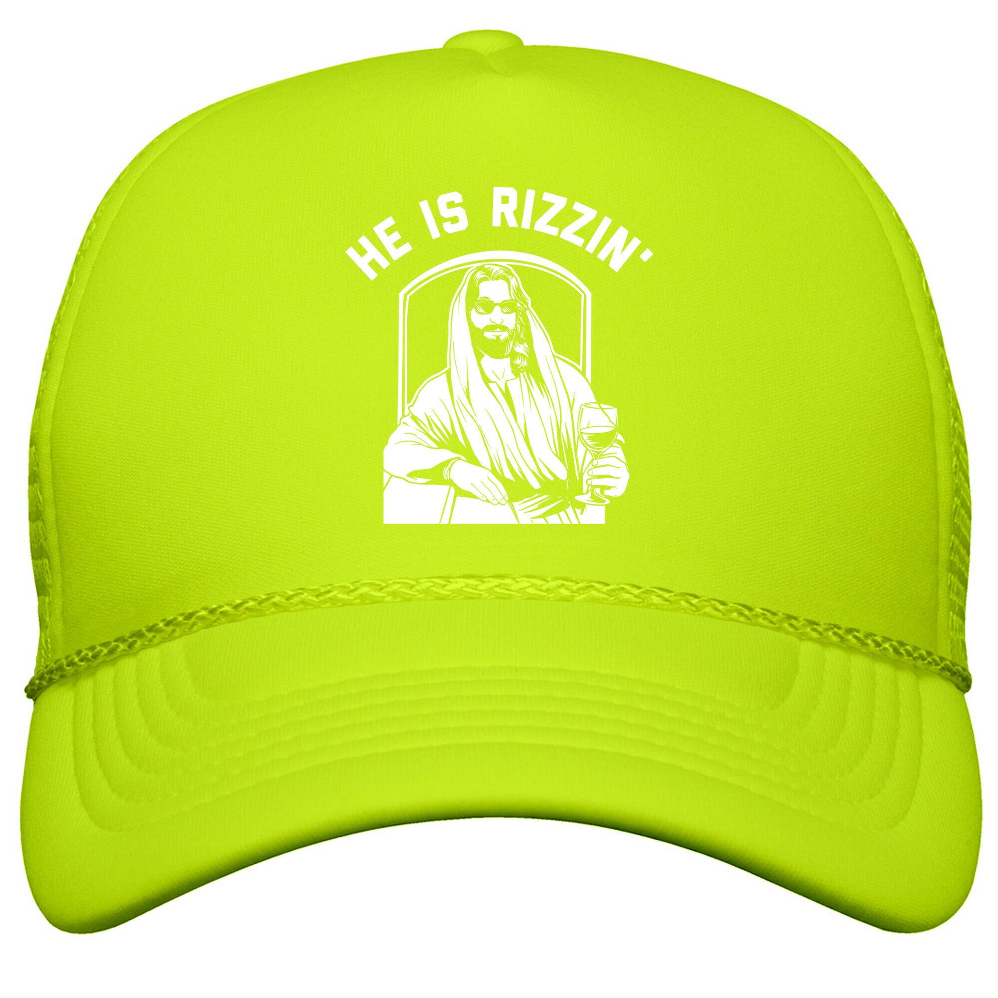 He Is Rizzin  Snapback Trucker Hat