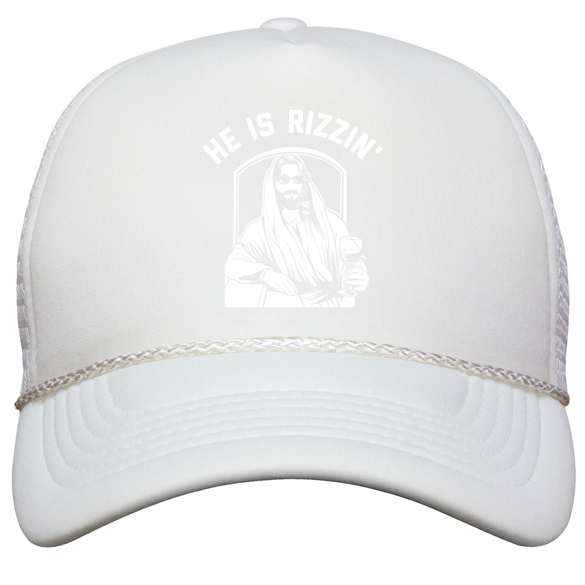 He Is Rizzin  Snapback Trucker Hat