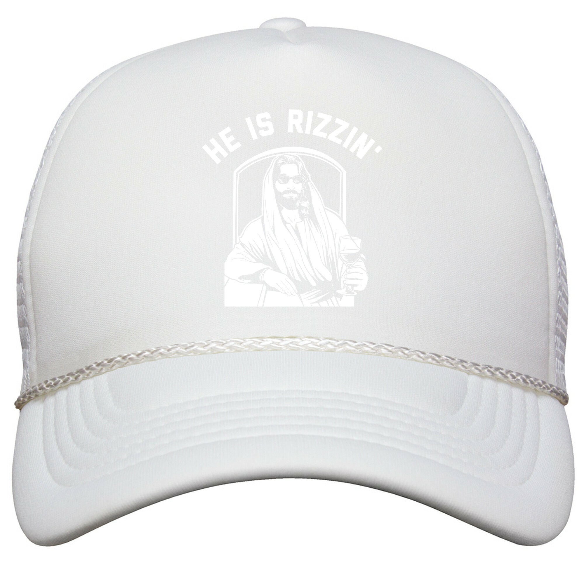 He Is Rizzin  Snapback Trucker Hat