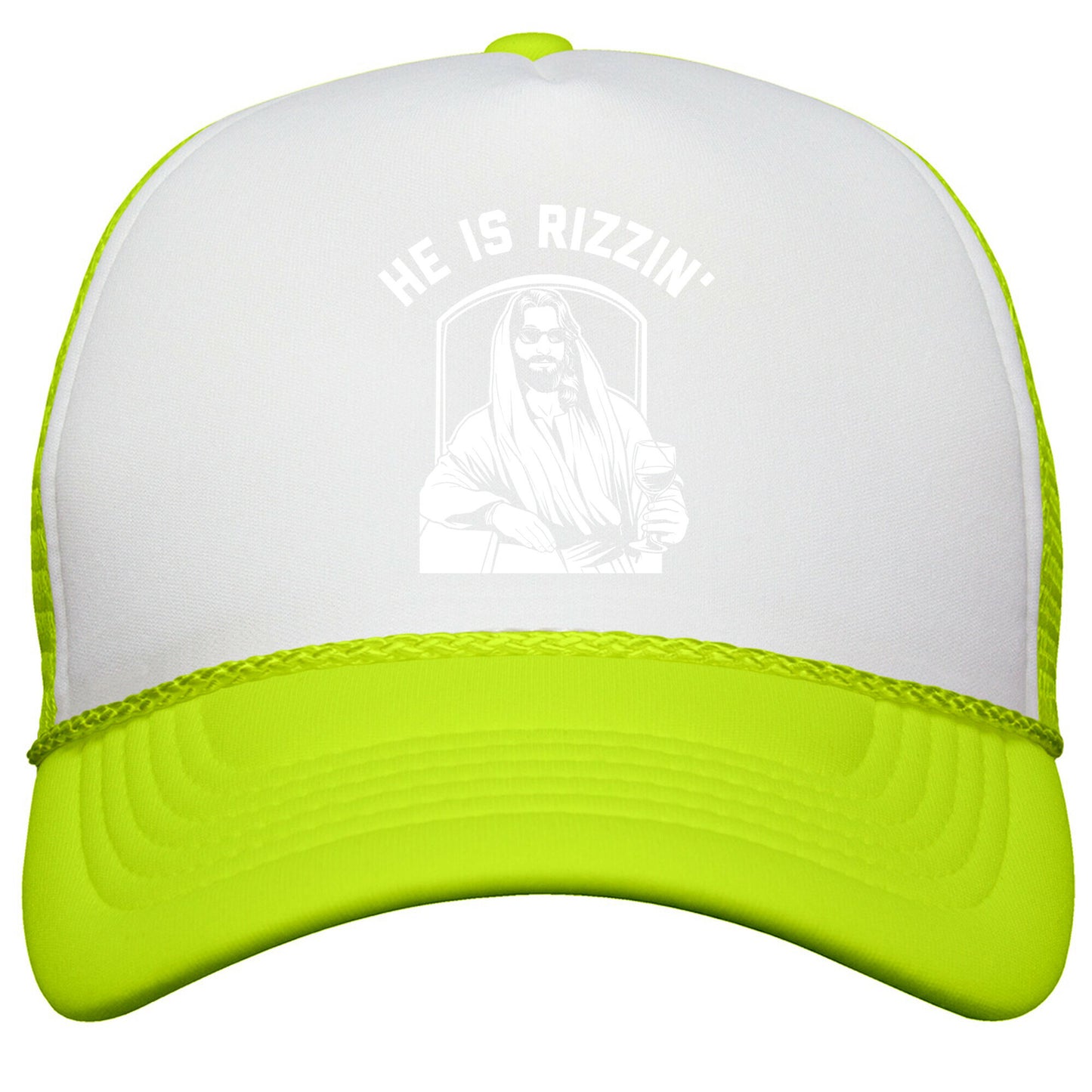 He Is Rizzin  Snapback Trucker Hat