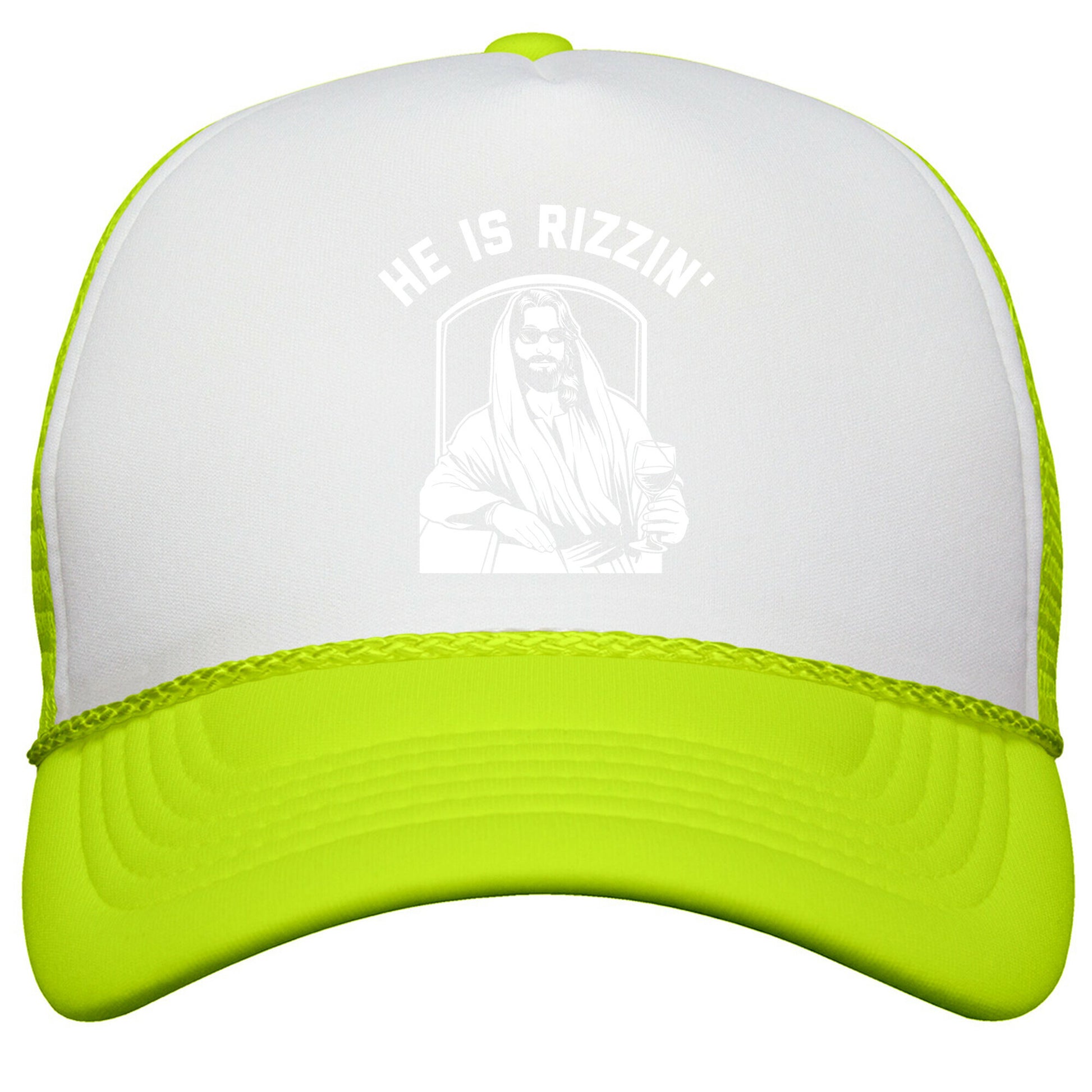 He Is Rizzin  Snapback Trucker Hat