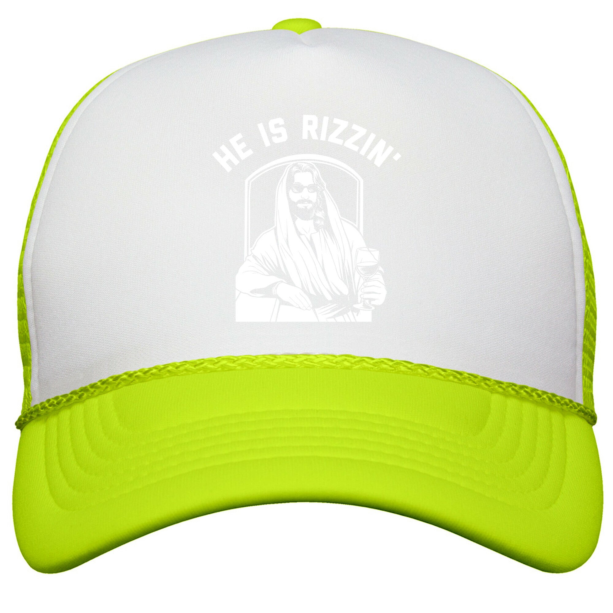 He Is Rizzin  Snapback Trucker Hat