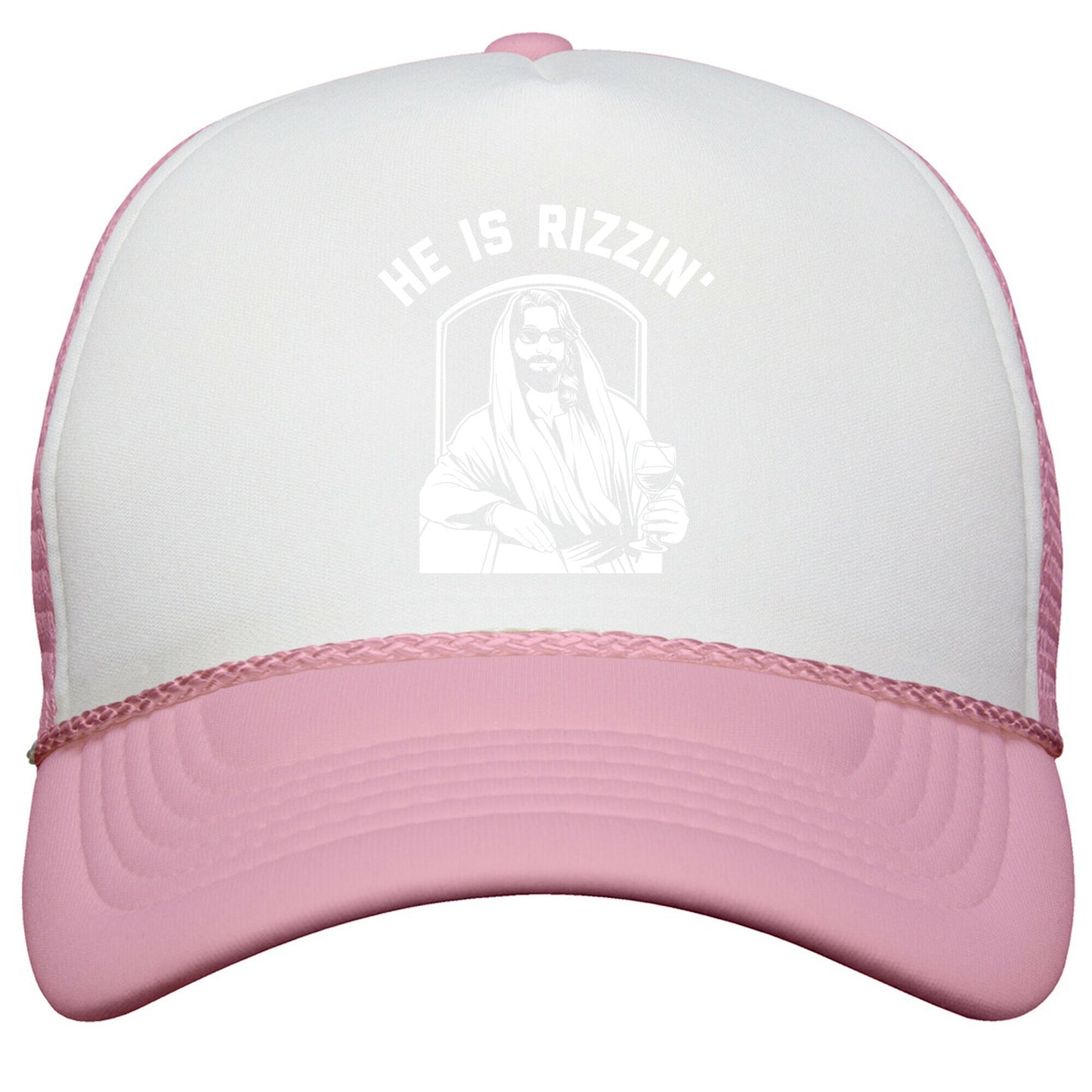 He Is Rizzin  Snapback Trucker Hat