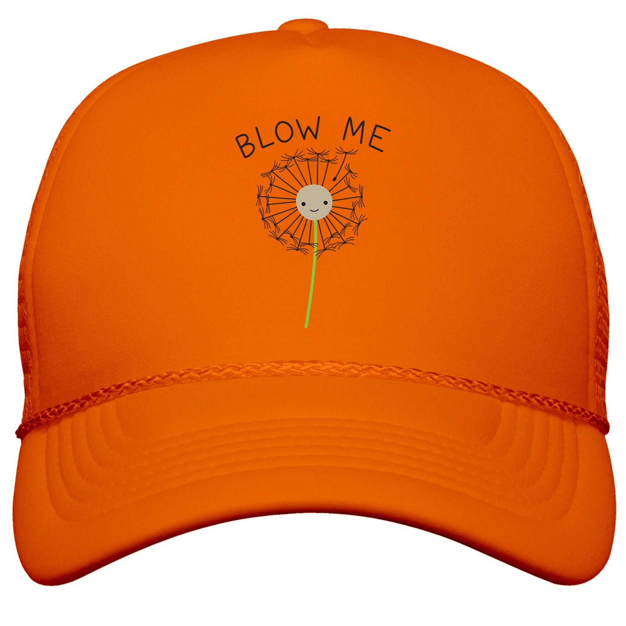 Blow Me Dandelion Snapback Trucker Hat