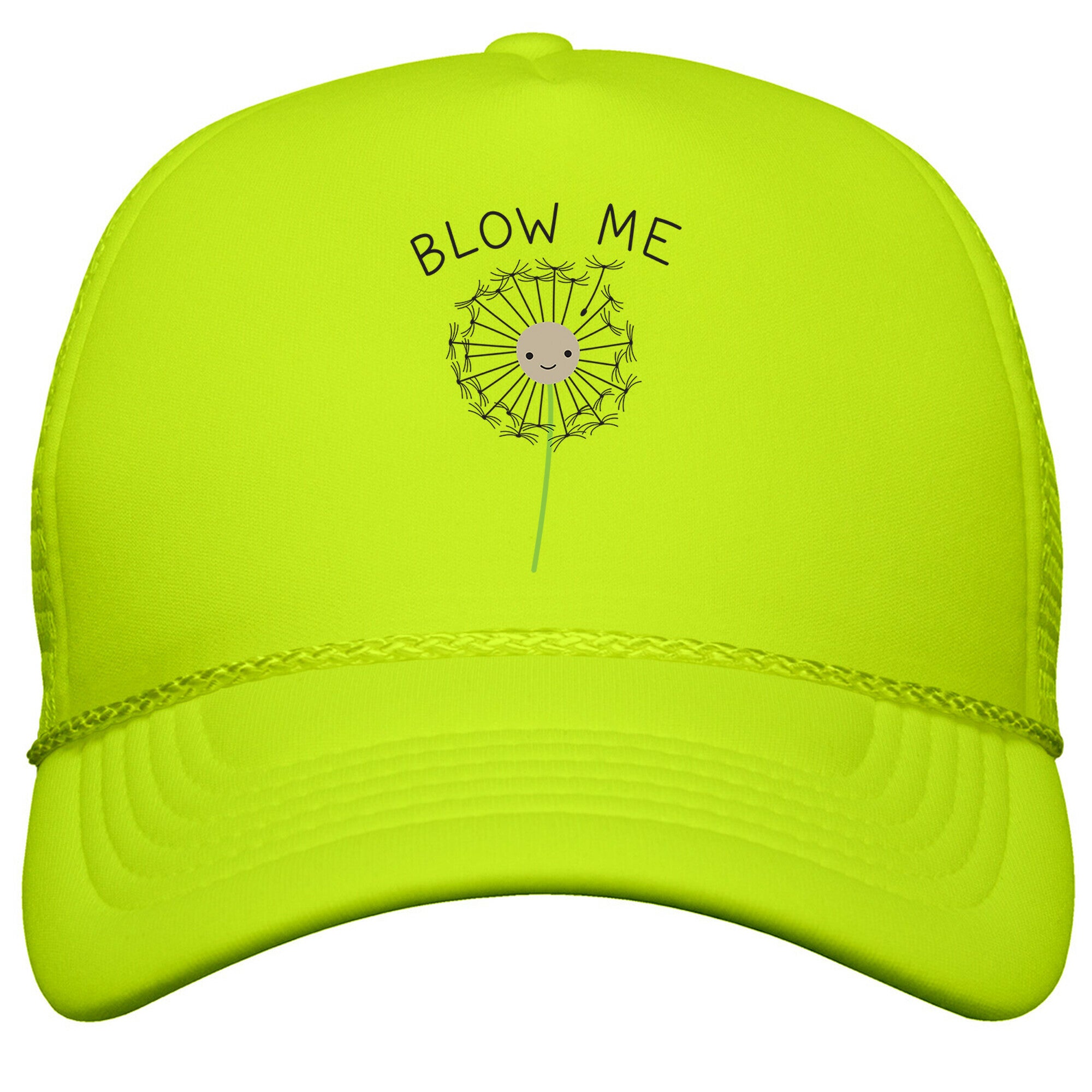 Blow Me Dandelion Snapback Trucker Hat