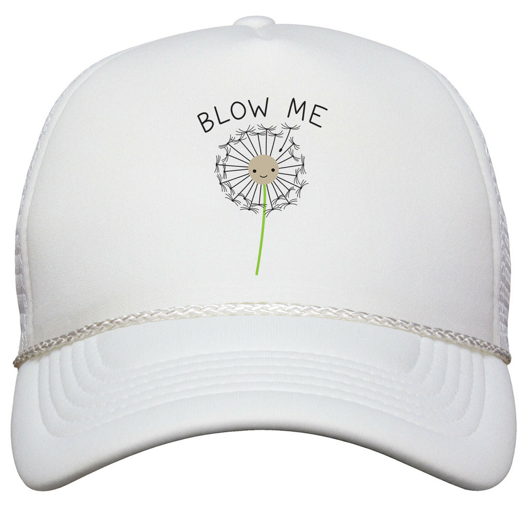 Blow Me Dandelion Snapback Trucker Hat