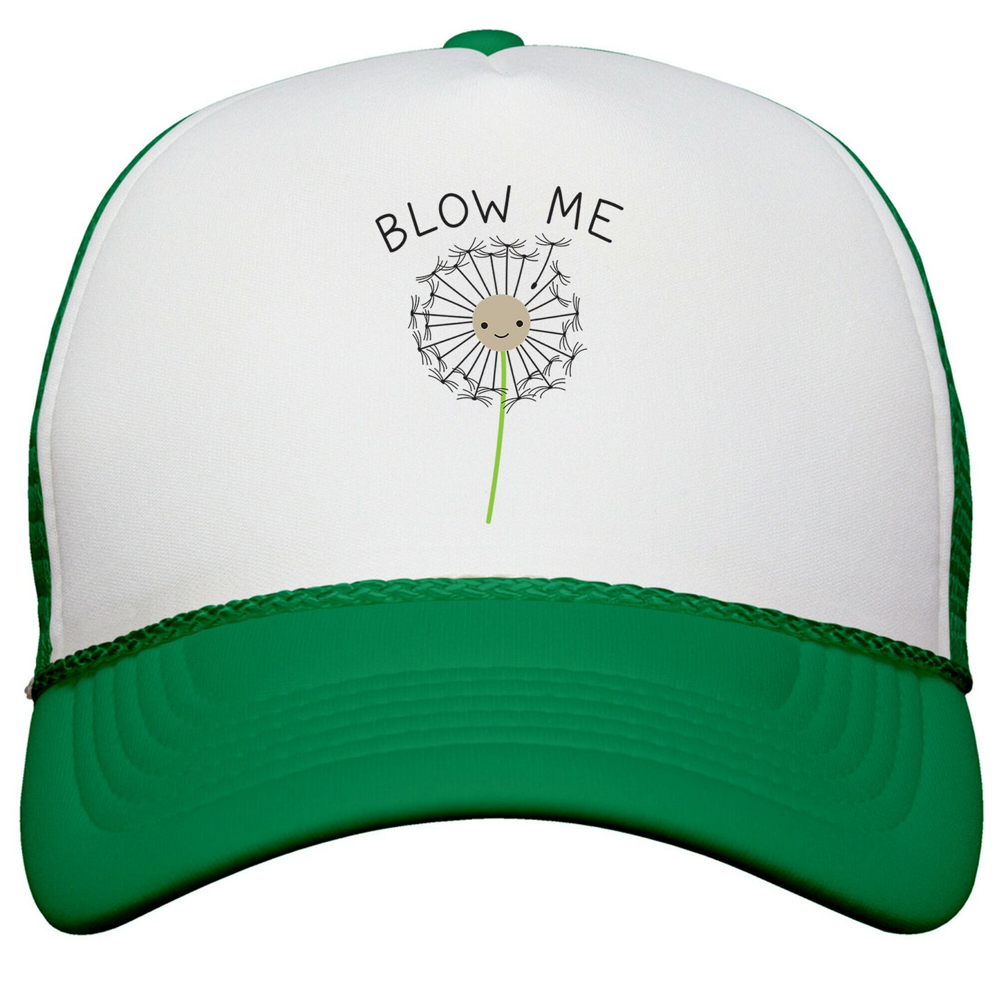 Blow Me Dandelion Snapback Trucker Hat