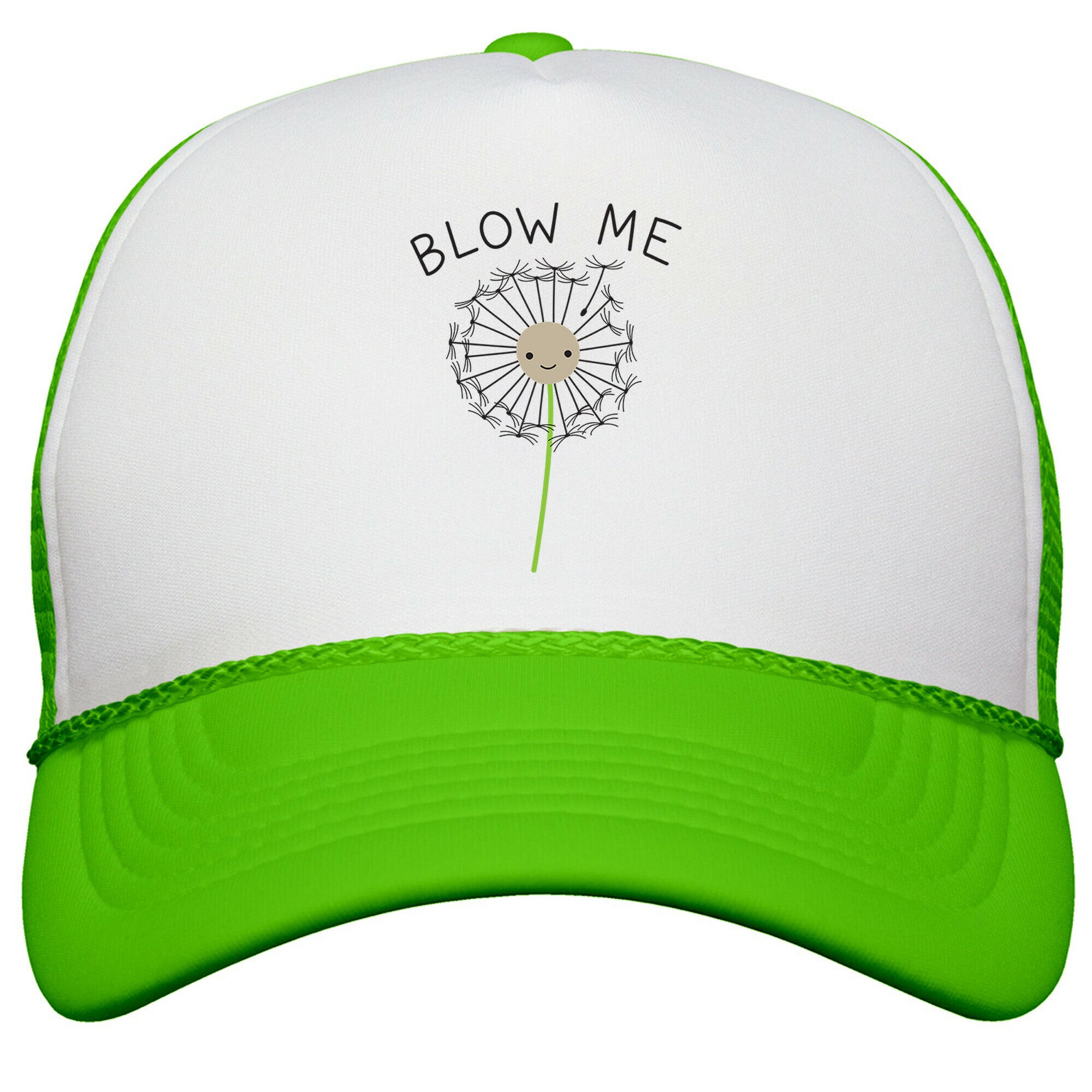 Blow Me Dandelion Snapback Trucker Hat